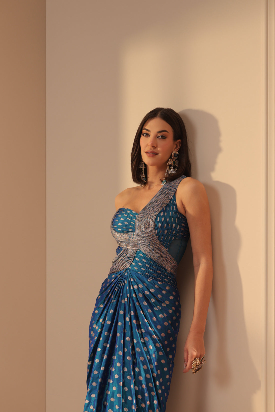 MEHAR DRAPE GOWN