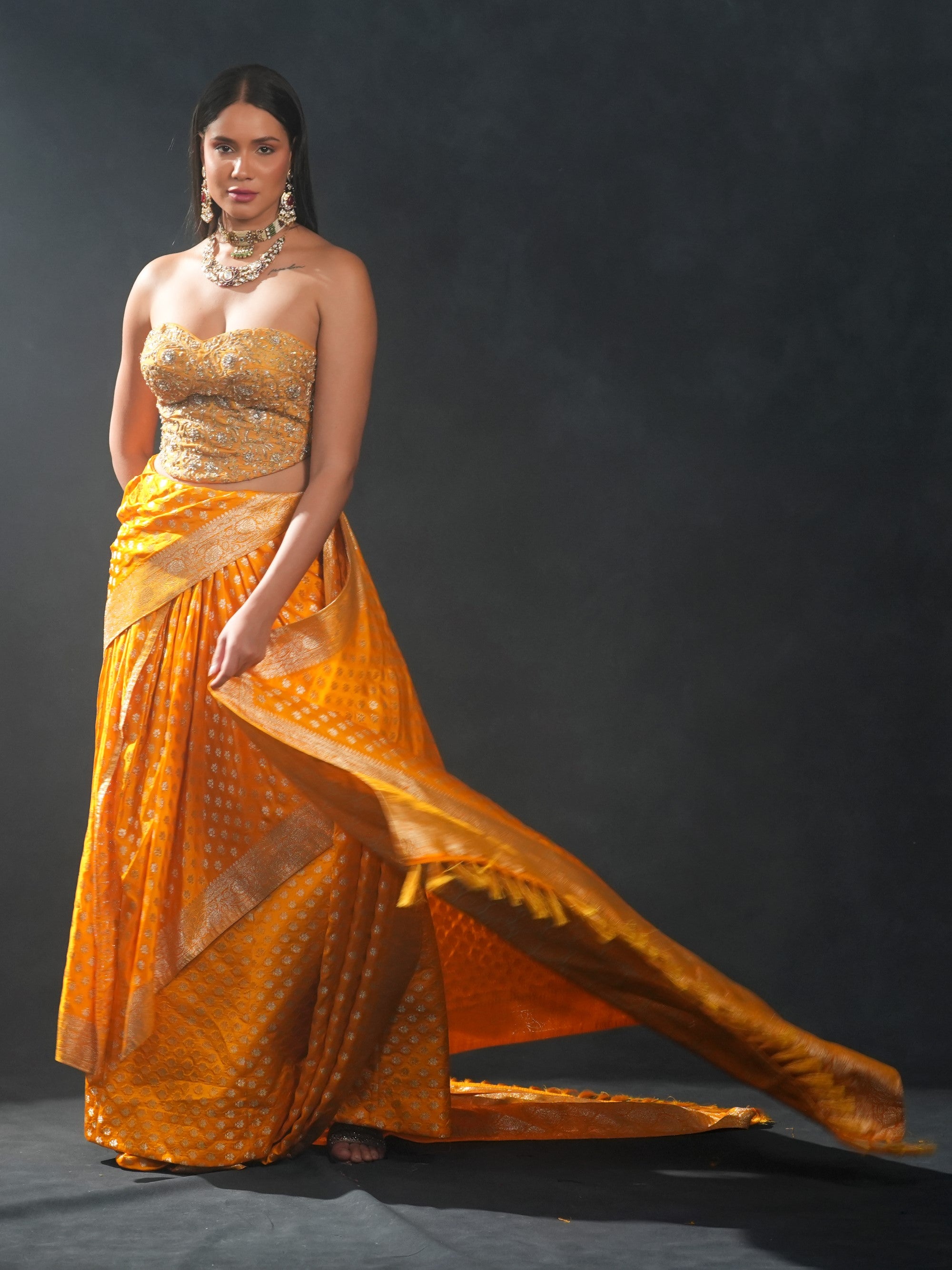 Sunlit Banarasi Drape