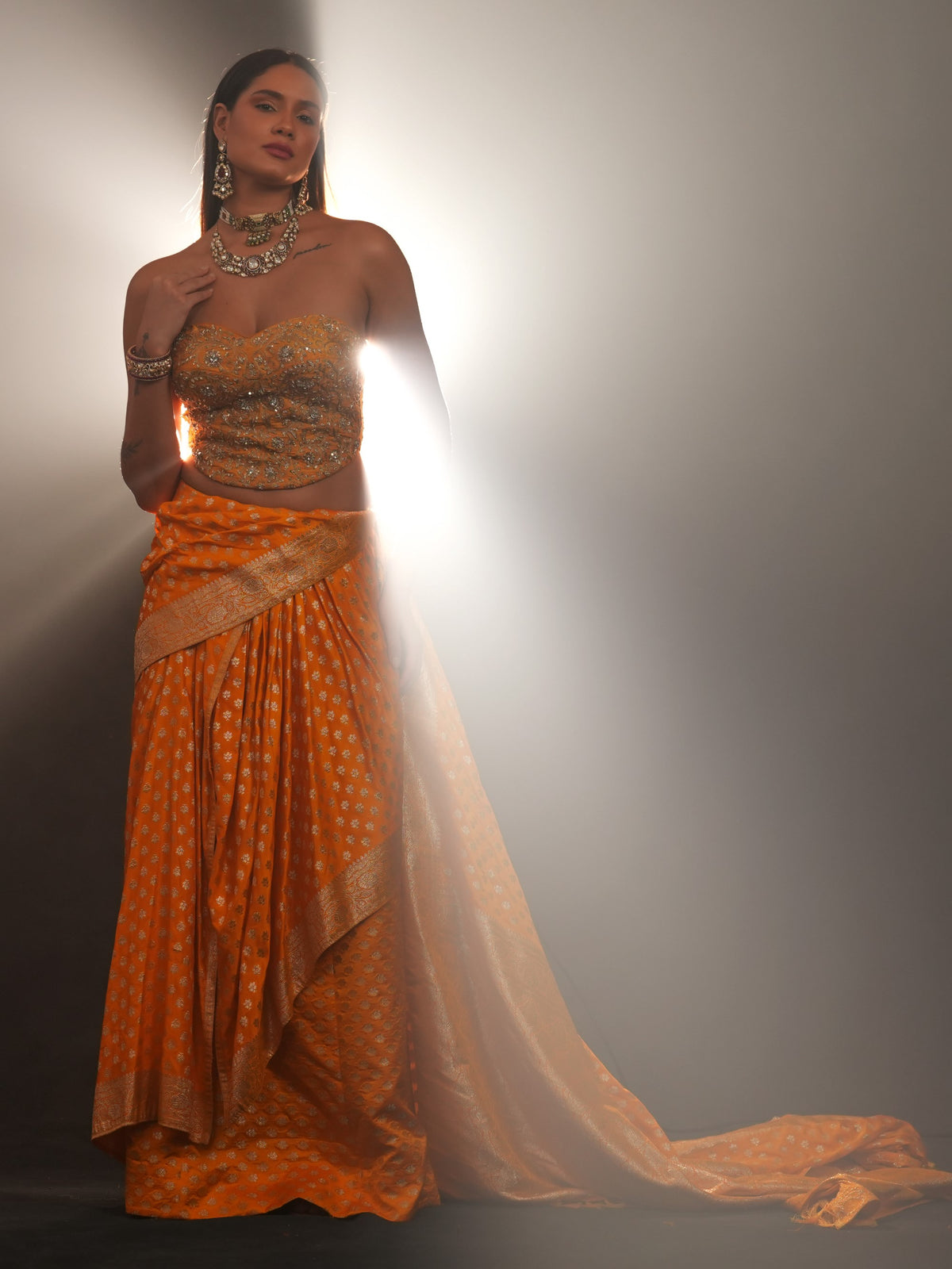 Sunlit Banarasi Drape