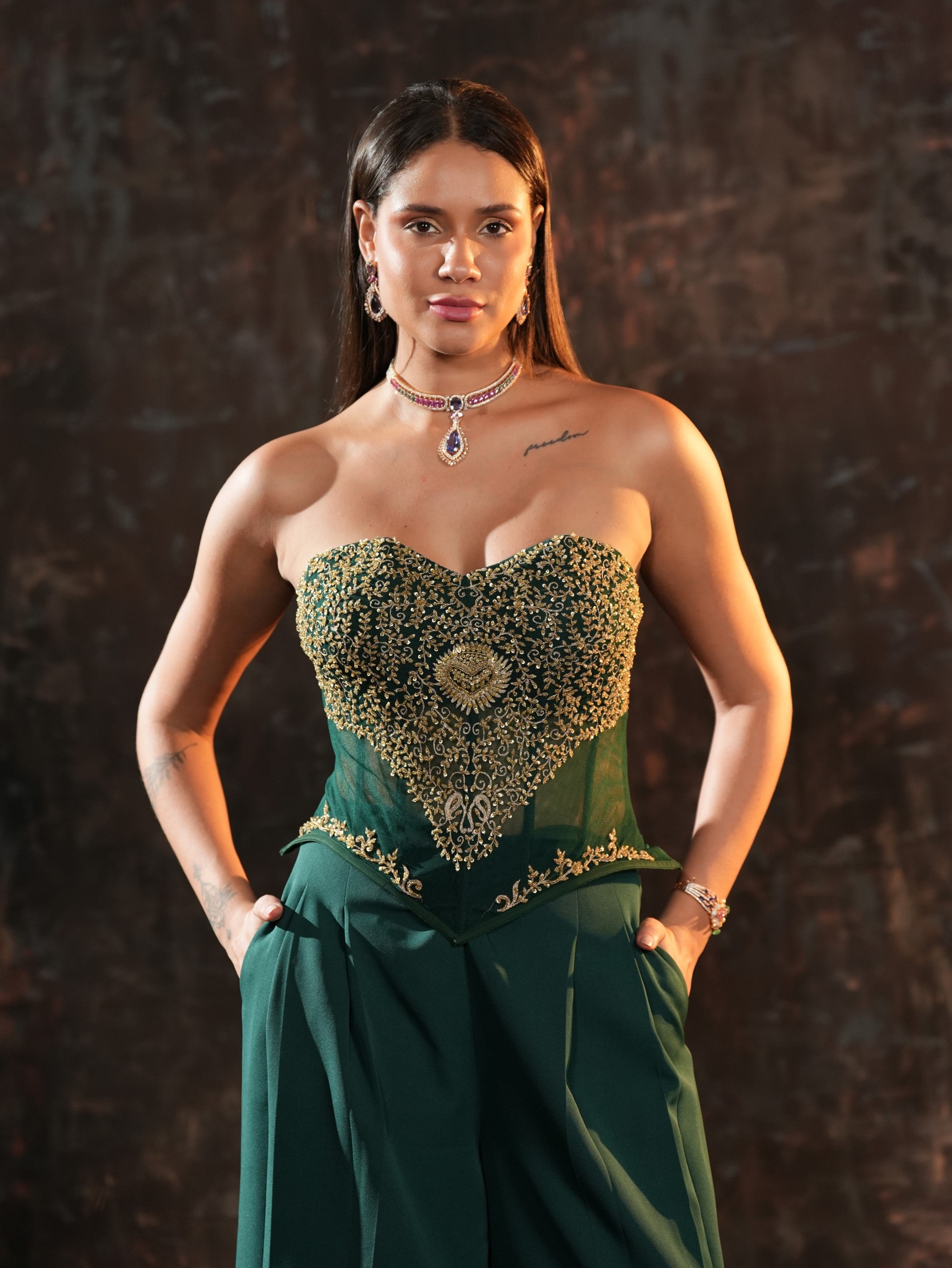 Zaria Corset Set