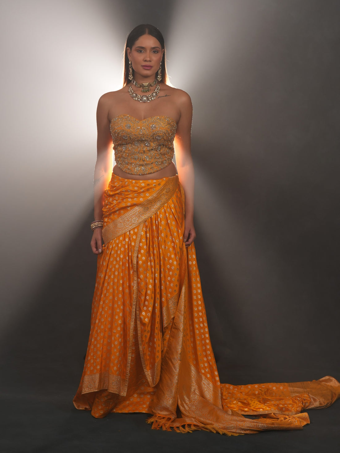 Sunlit Banarasi Drape