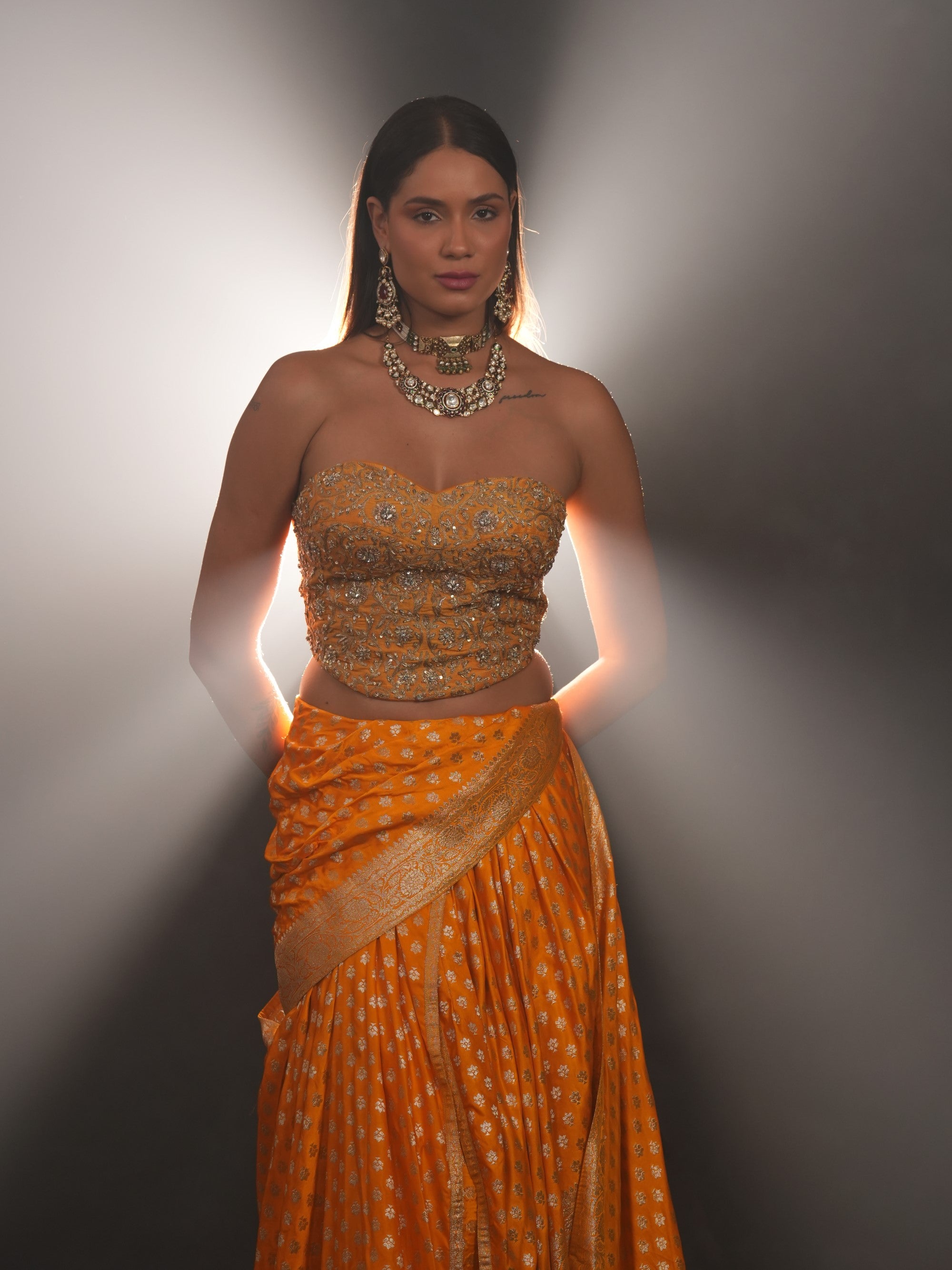 Sunlit Banarasi Drape