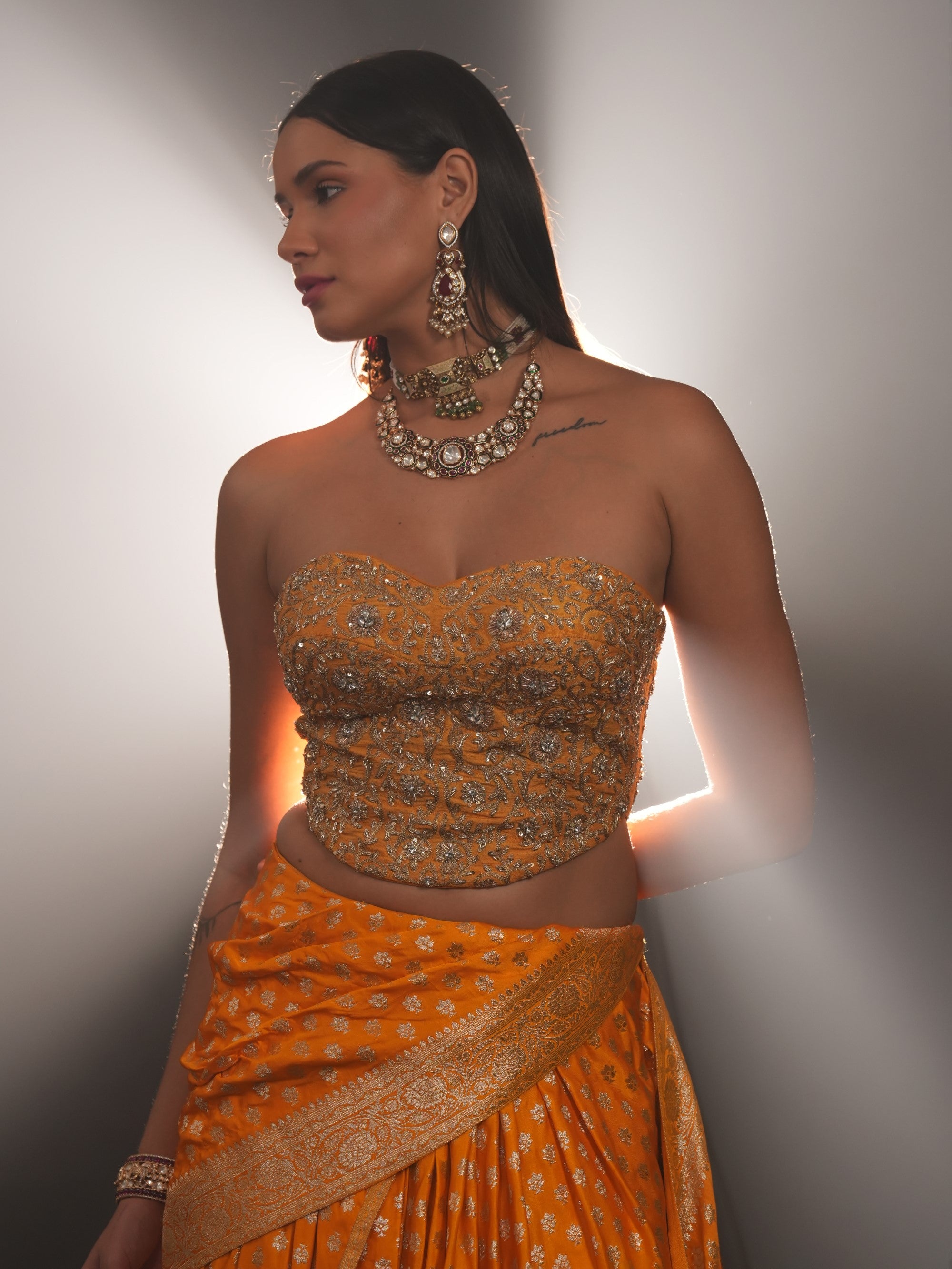 Sunlit Banarasi Drape