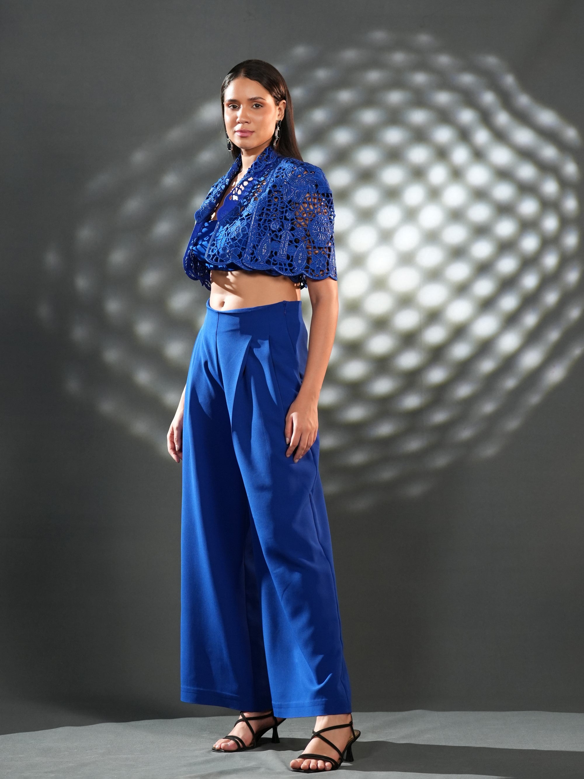 Cobalt Lace Co-Ord Set