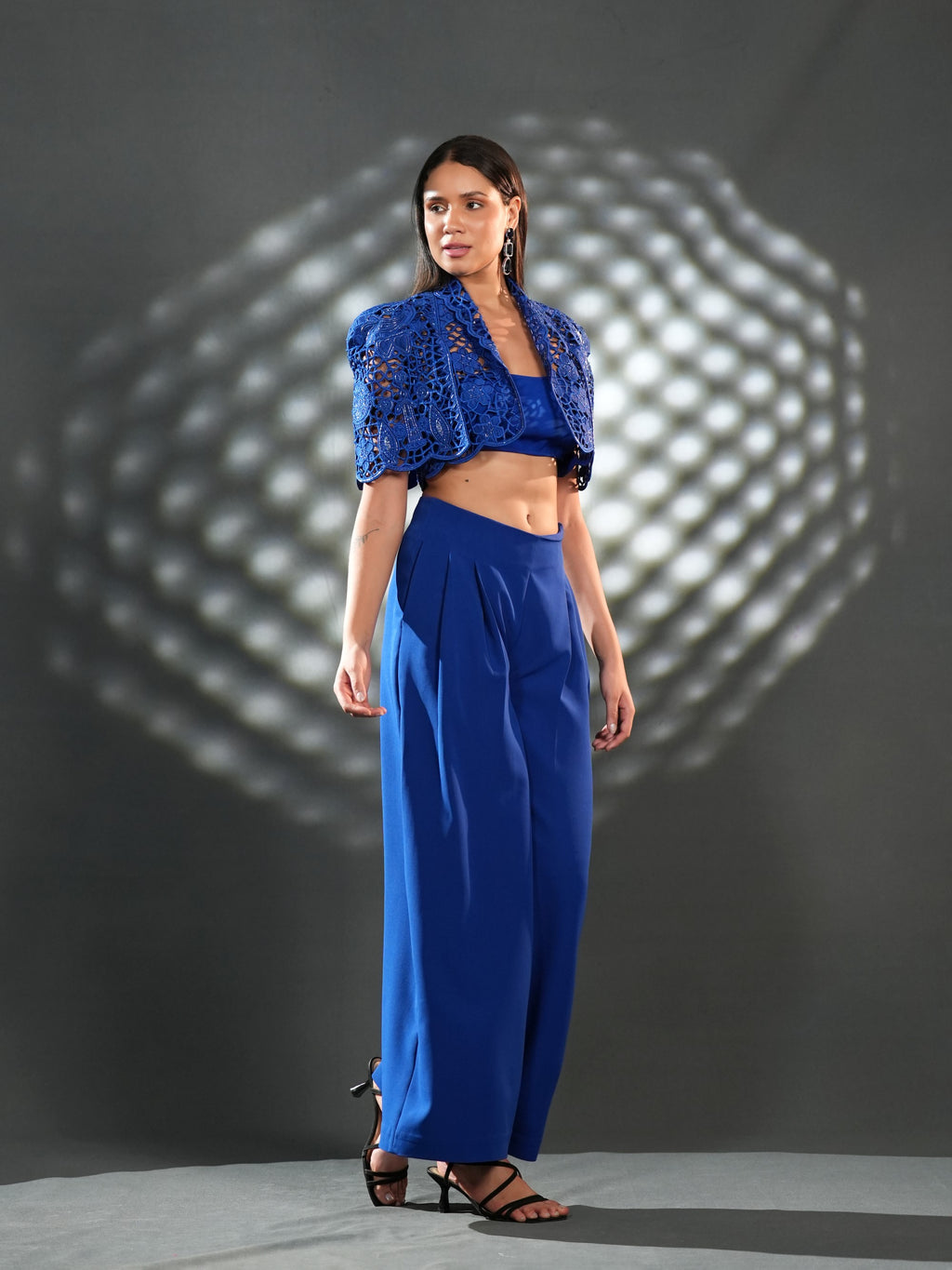 Cobalt Lace Co-Ord Set