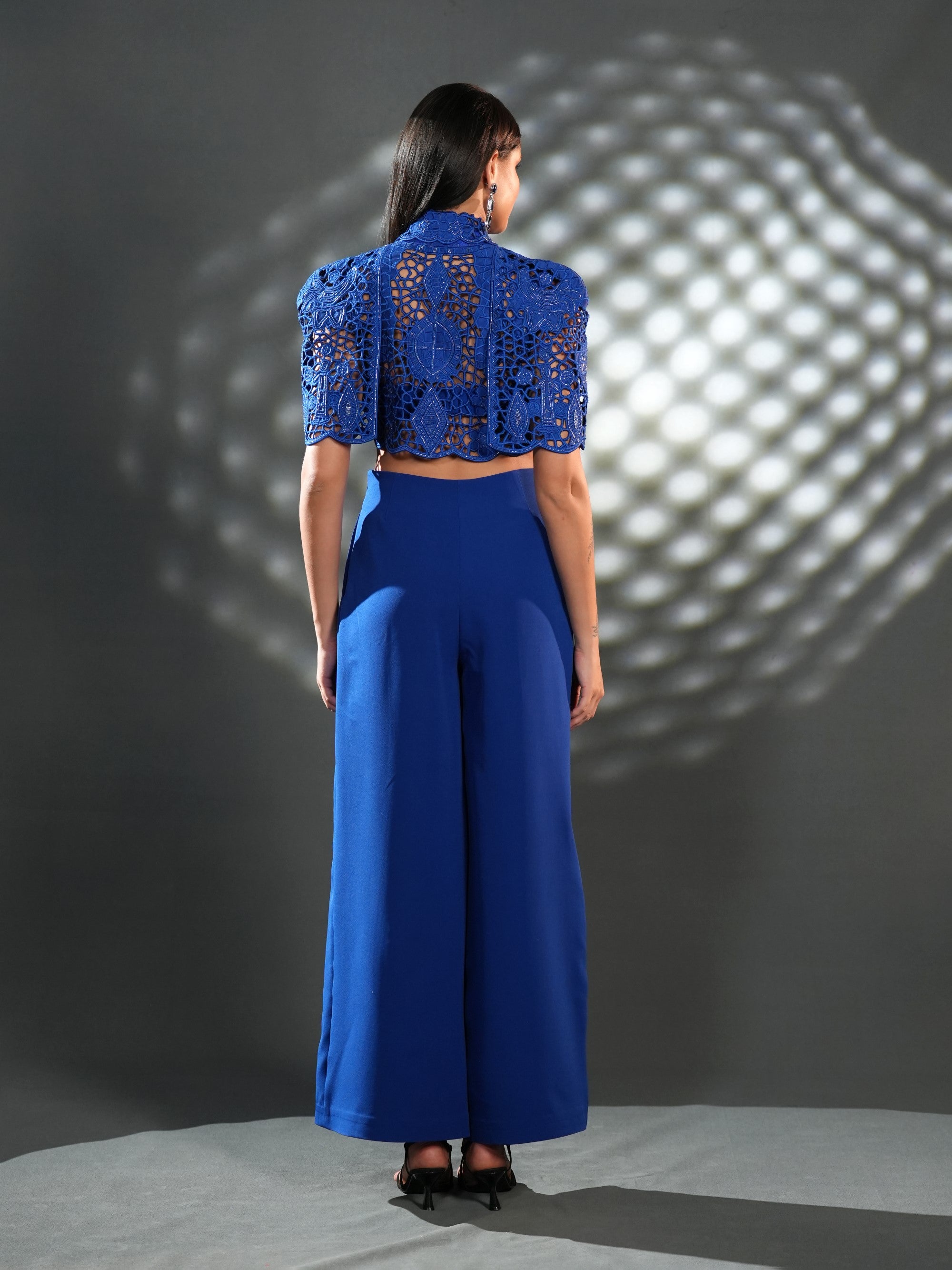 Cobalt Lace Co-Ord Set