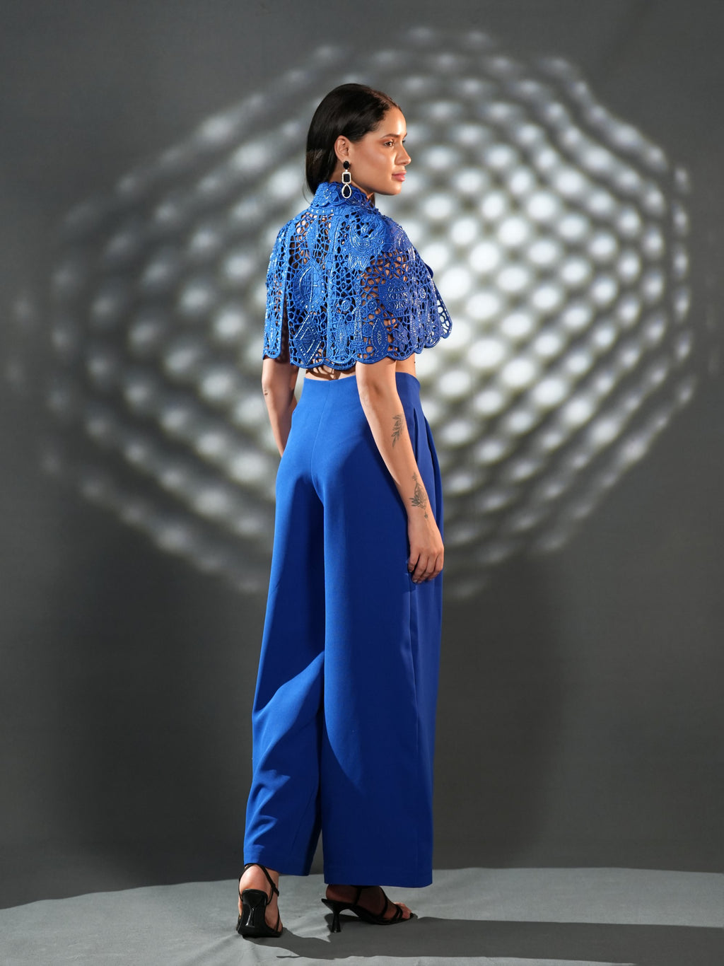 Cobalt Lace Co-Ord Set