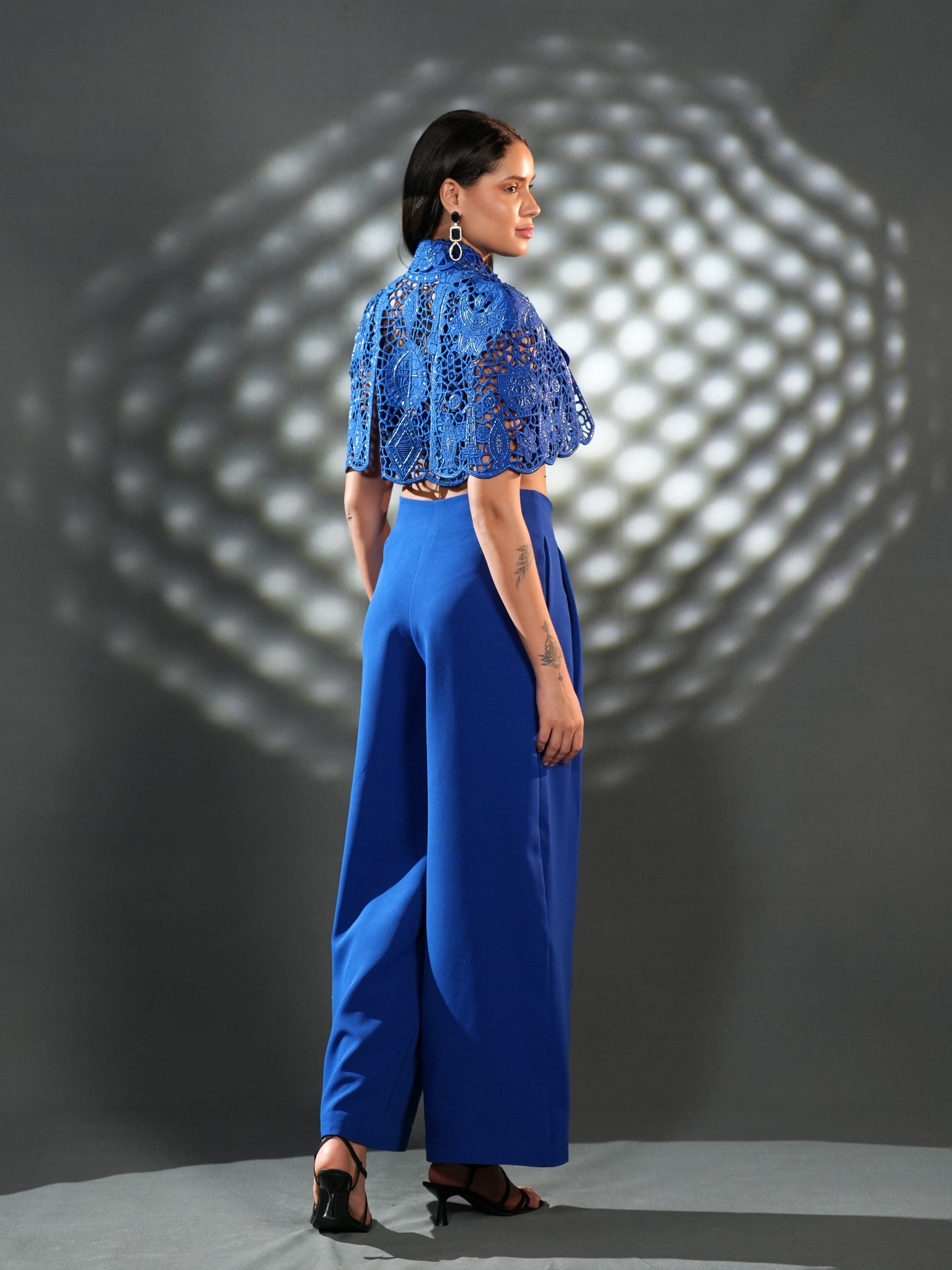 Cobalt Lace Co-Ord Set