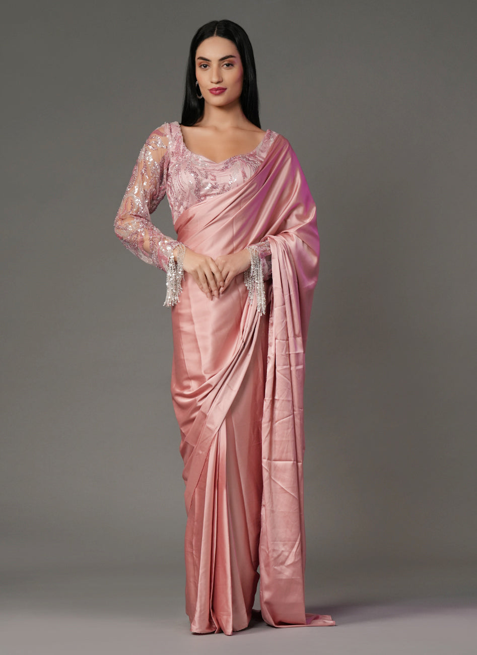 Noor blush drape