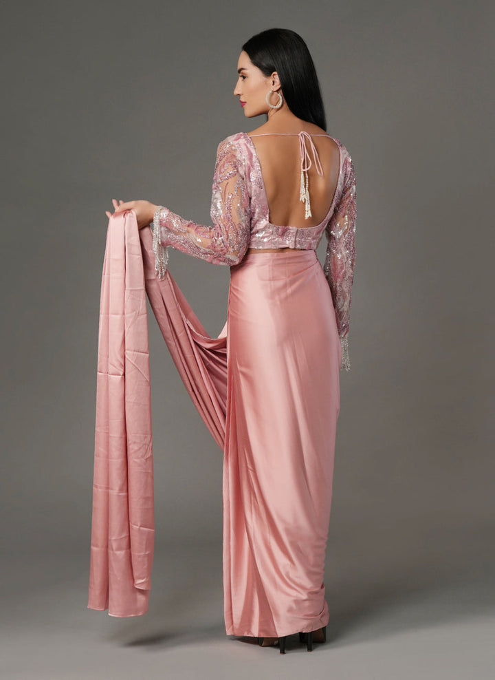 Noor blush drape
