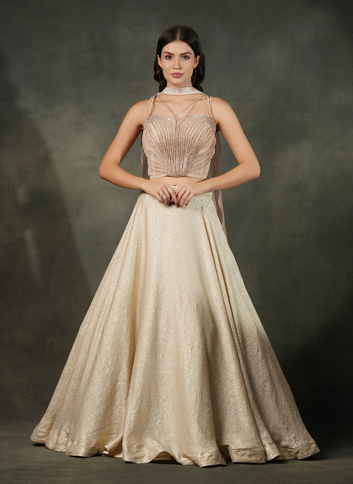 Champagne Gold Lehenga