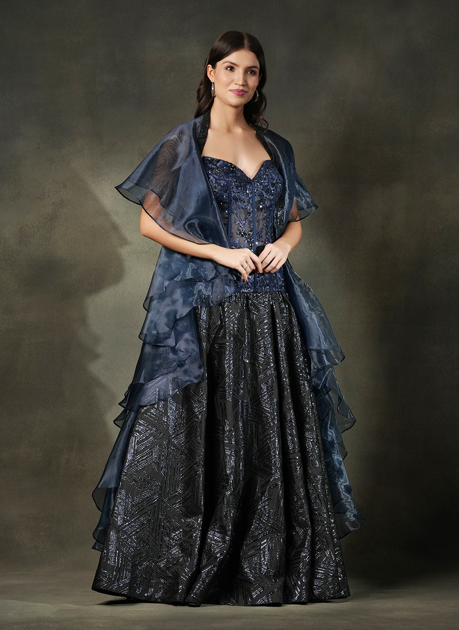 Midnight Symphony Gown