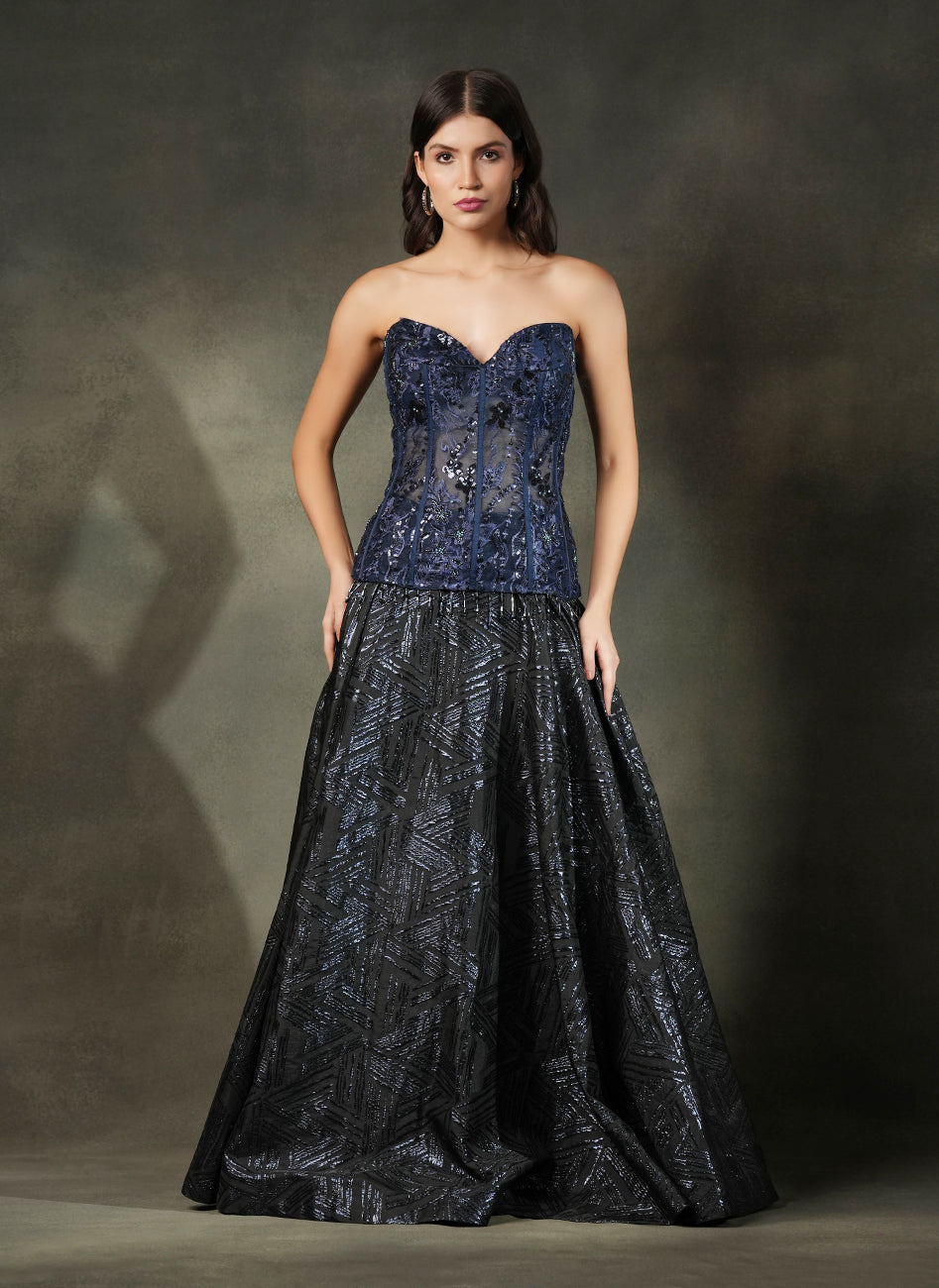 Midnight Symphony Gown