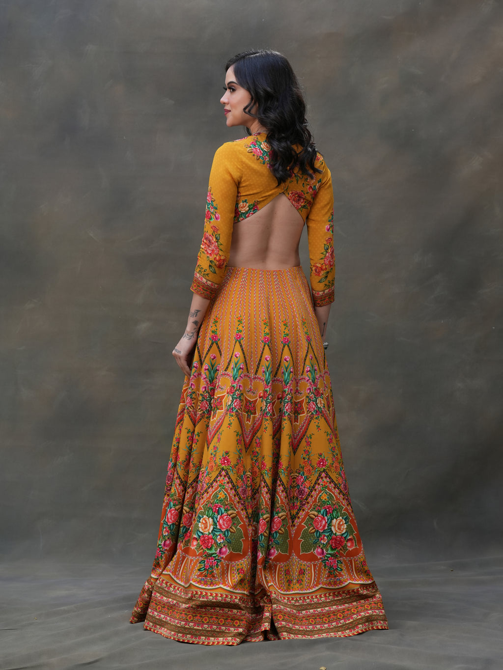 MEHER FLORAL LEHENGA