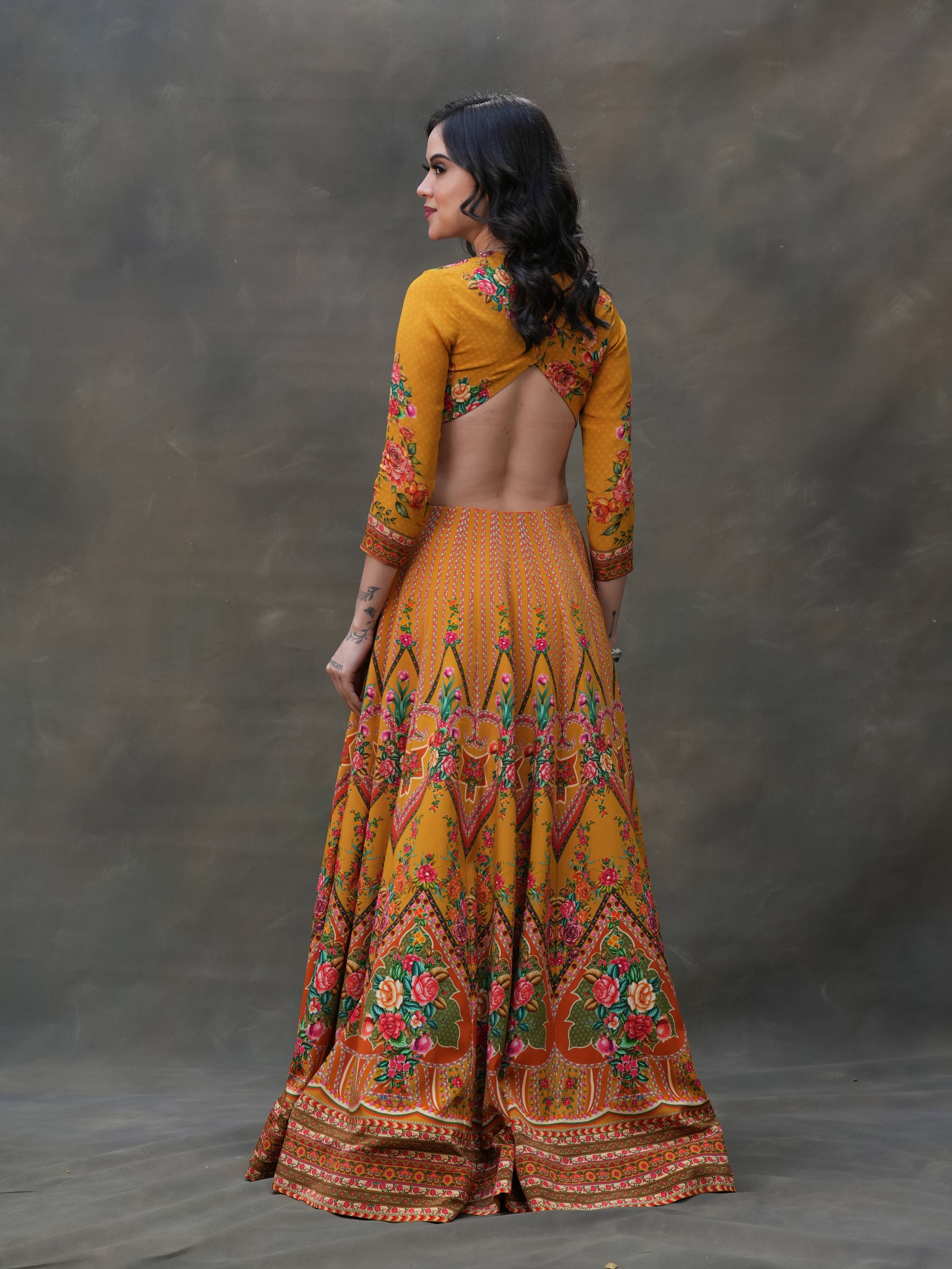 MEHER FLORAL LEHENGA