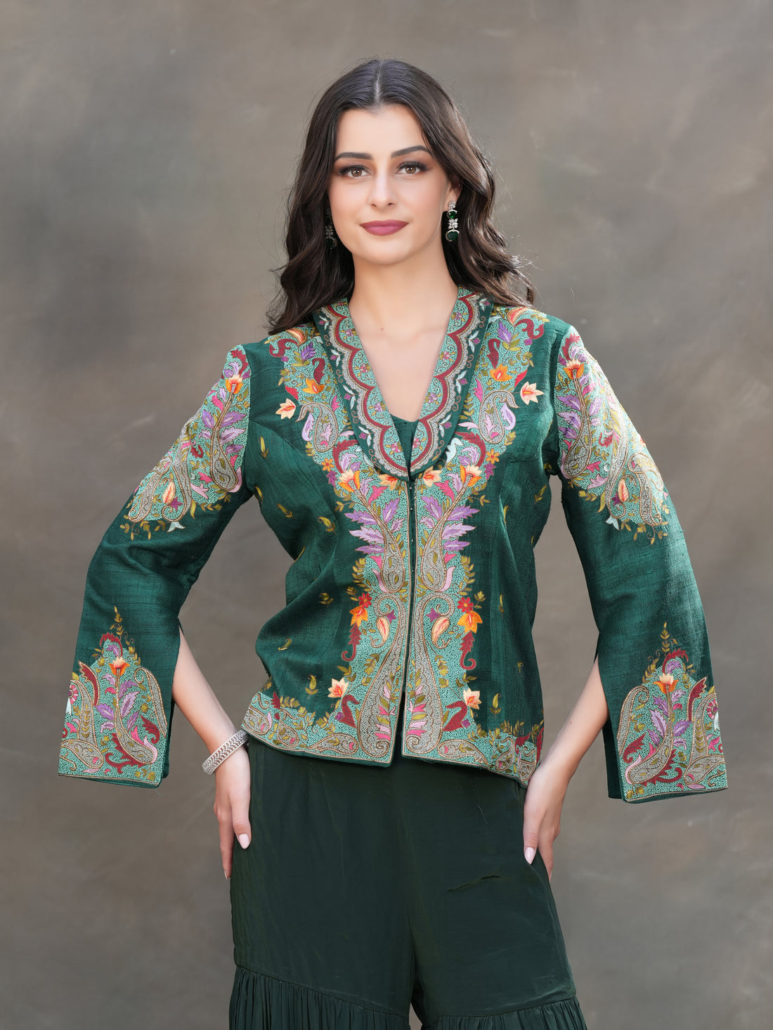 THE FIRDAUS SHORT-JACKET SET