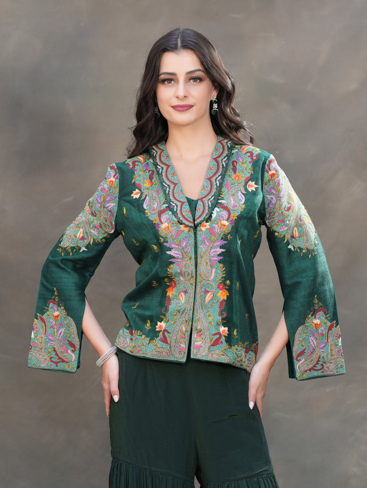 THE FIRDAUS SHORT-JACKET SET