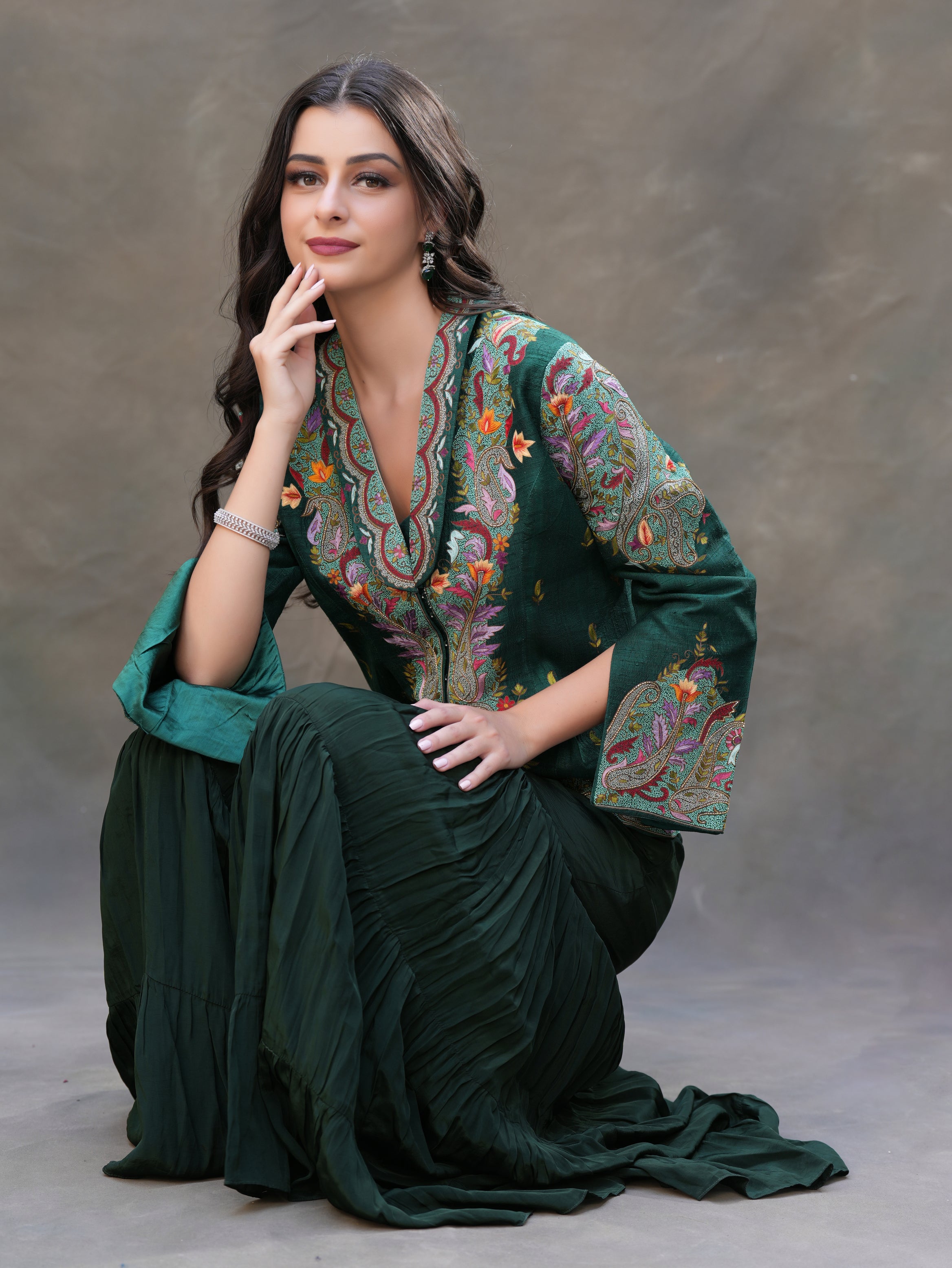 THE FIRDAUS SHORT-JACKET SET