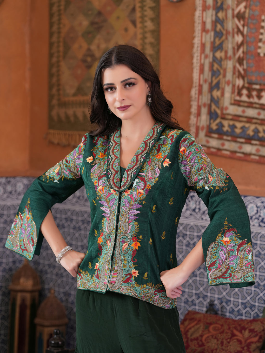 THE FIRDAUS SHORT-JACKET SET