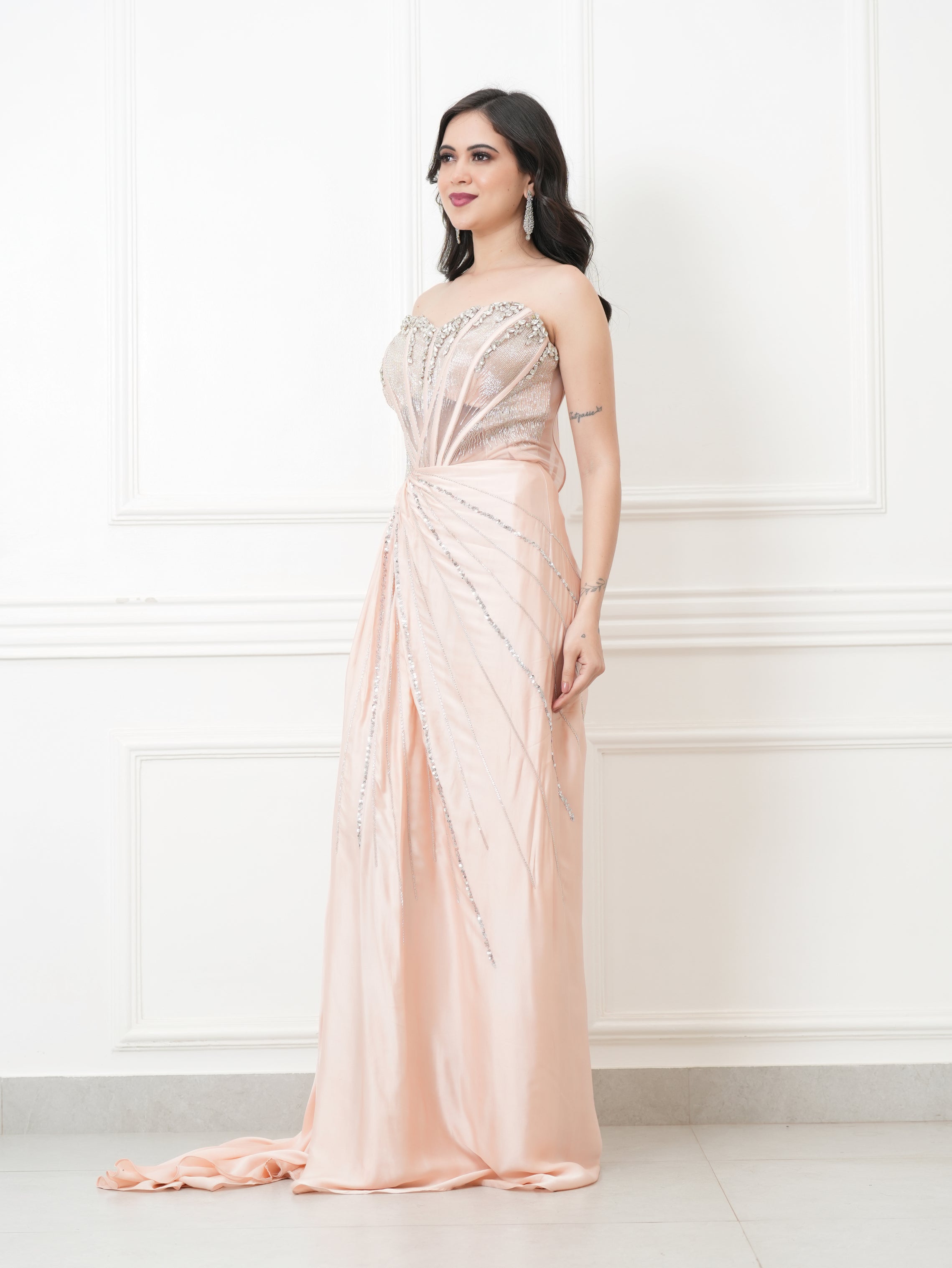 VELOURA BLUSH DRAPE