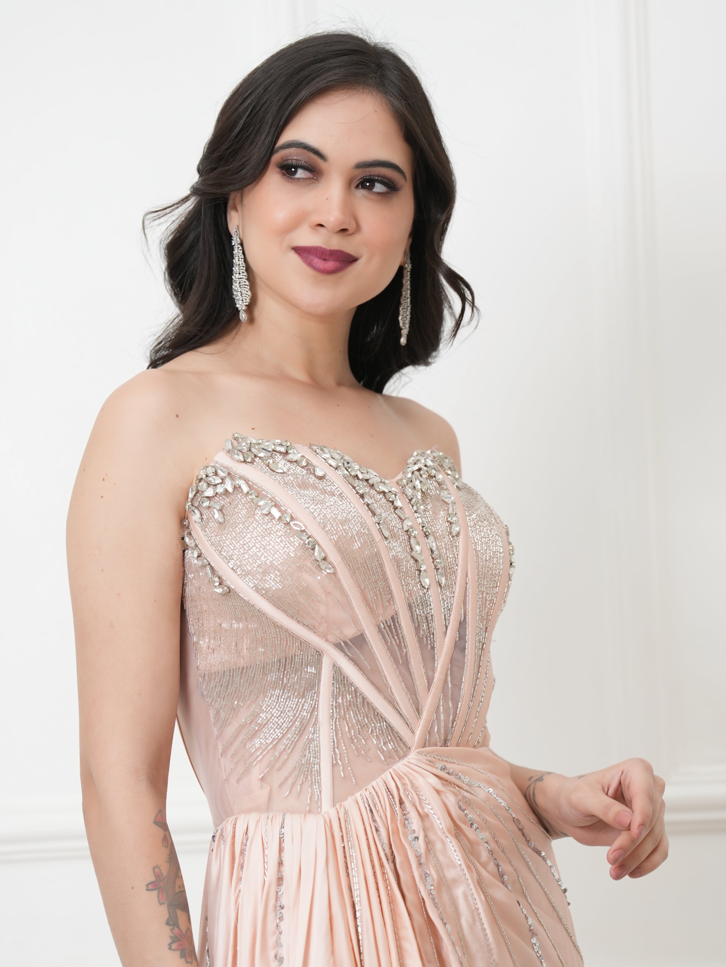 VELOURA BLUSH DRAPE