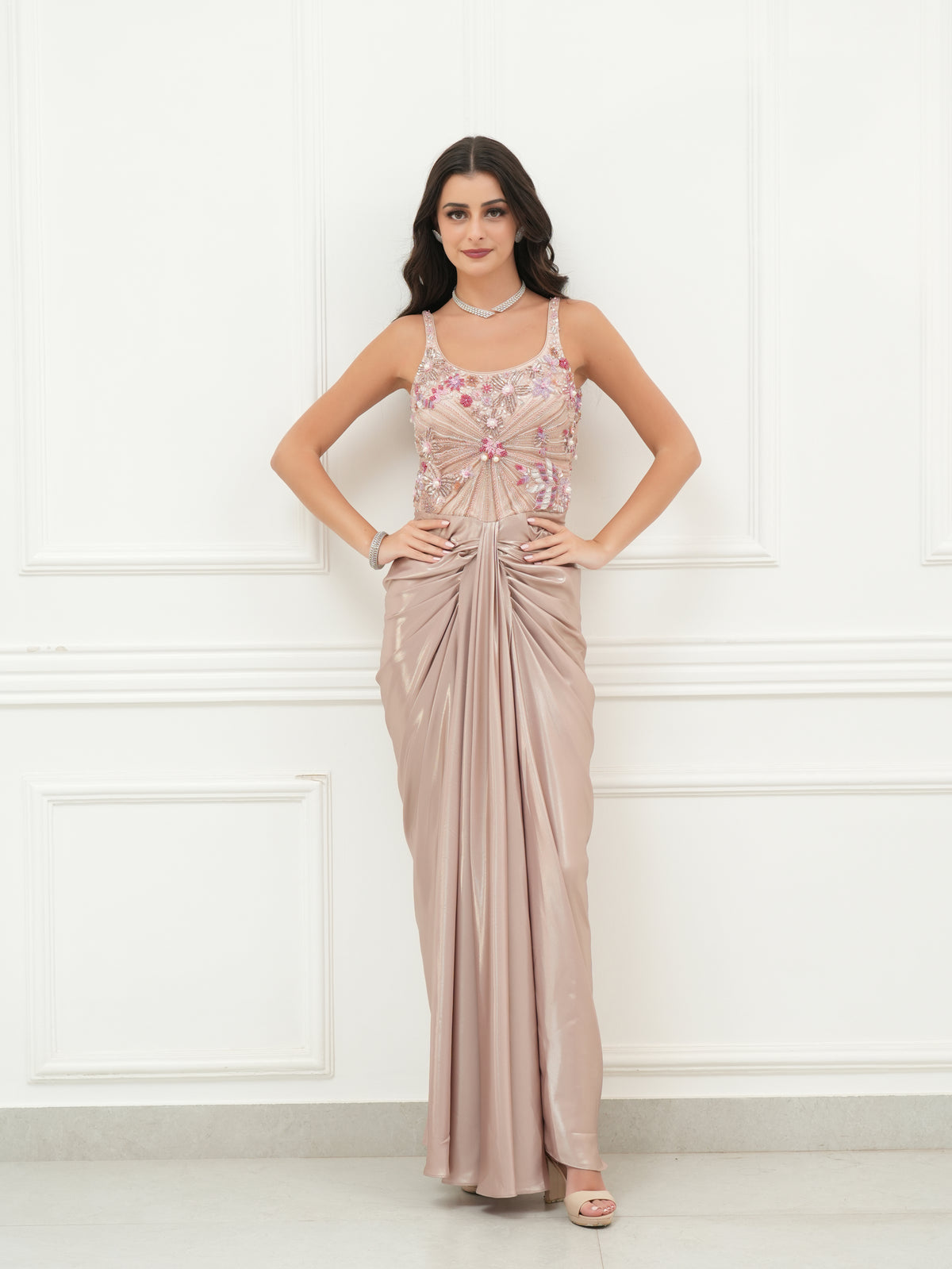 AARINI ROSÉ GOWN