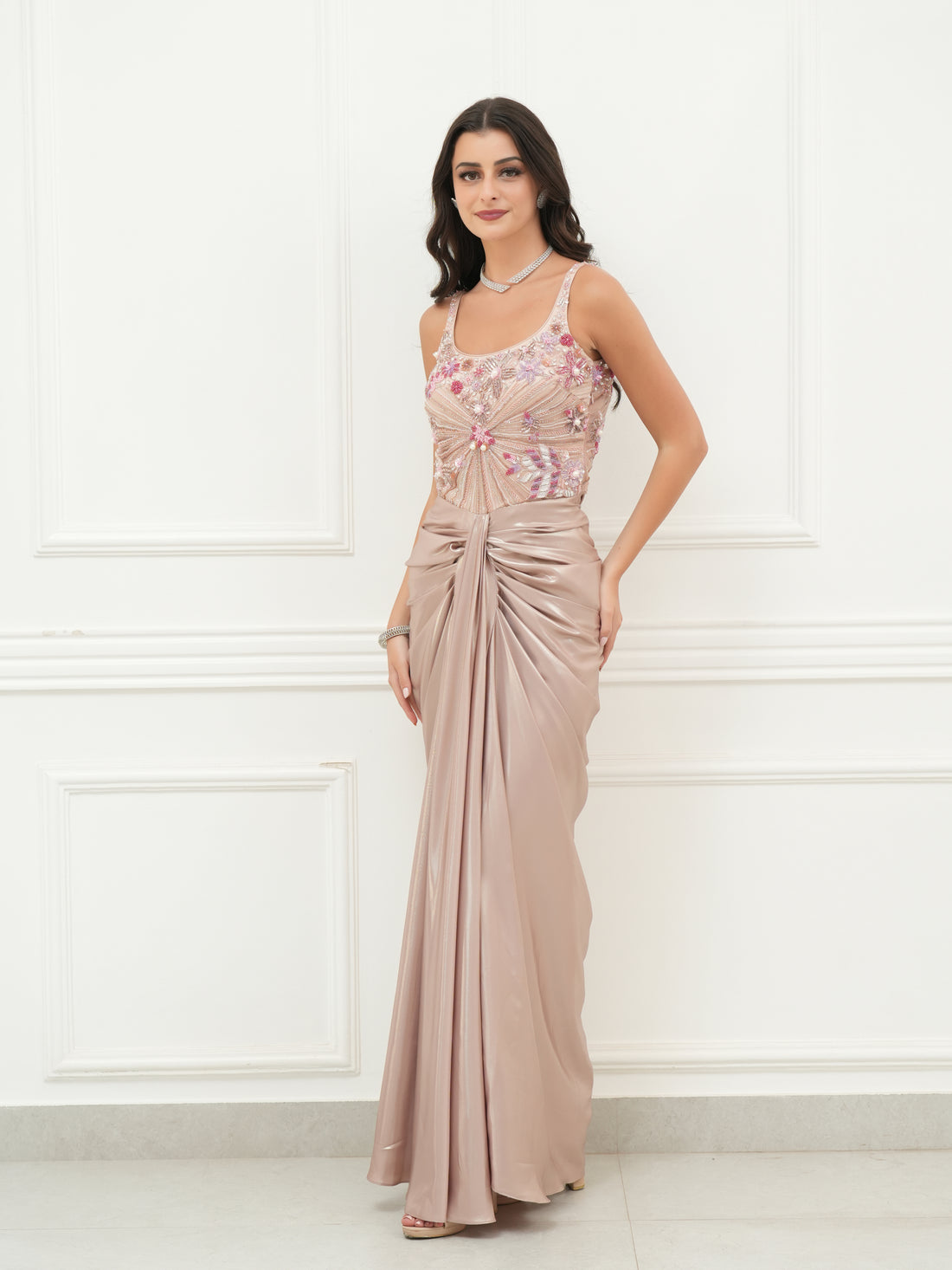 AARINI ROSÉ GOWN