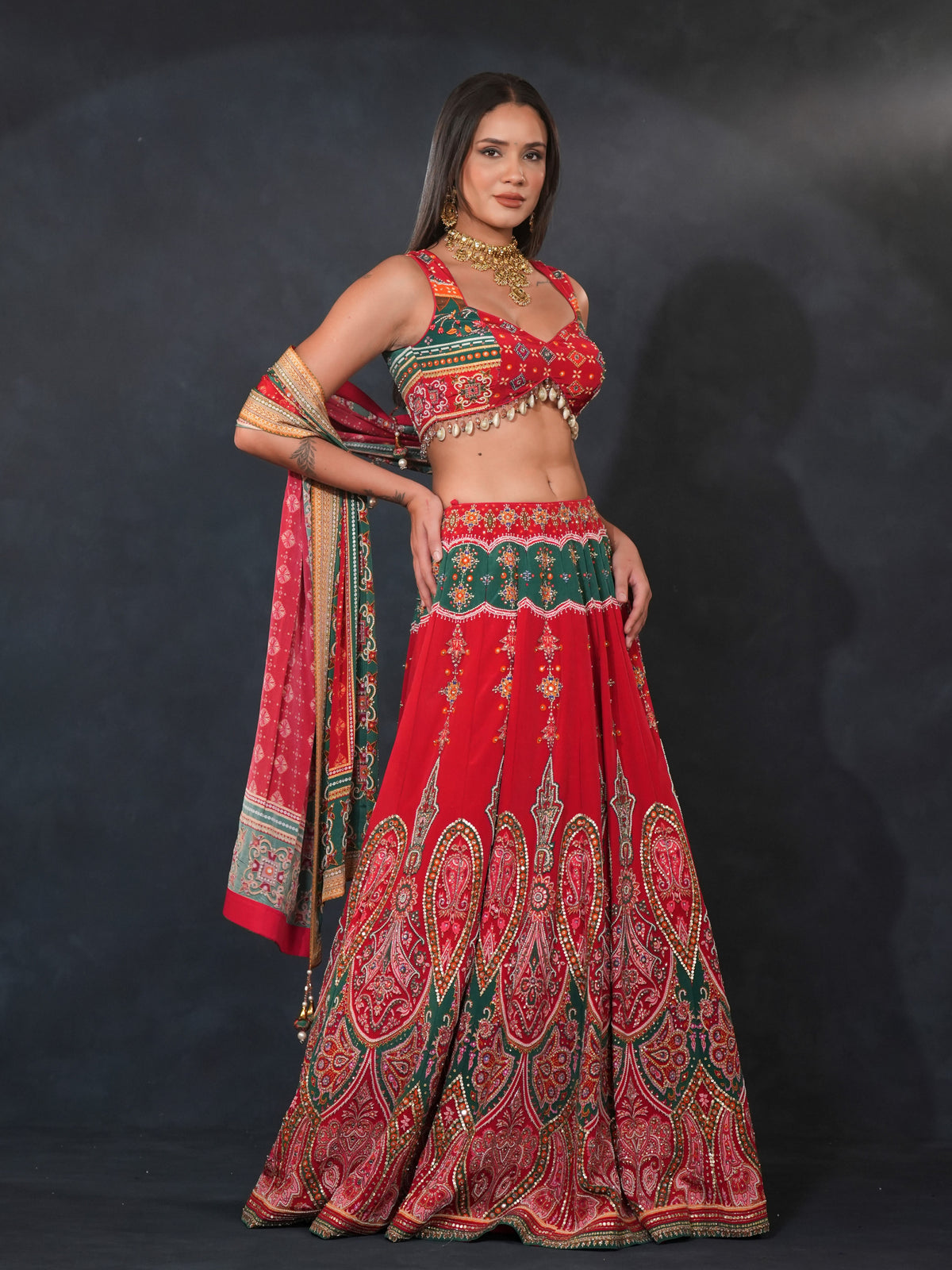RANGREZ LEHENGA SET