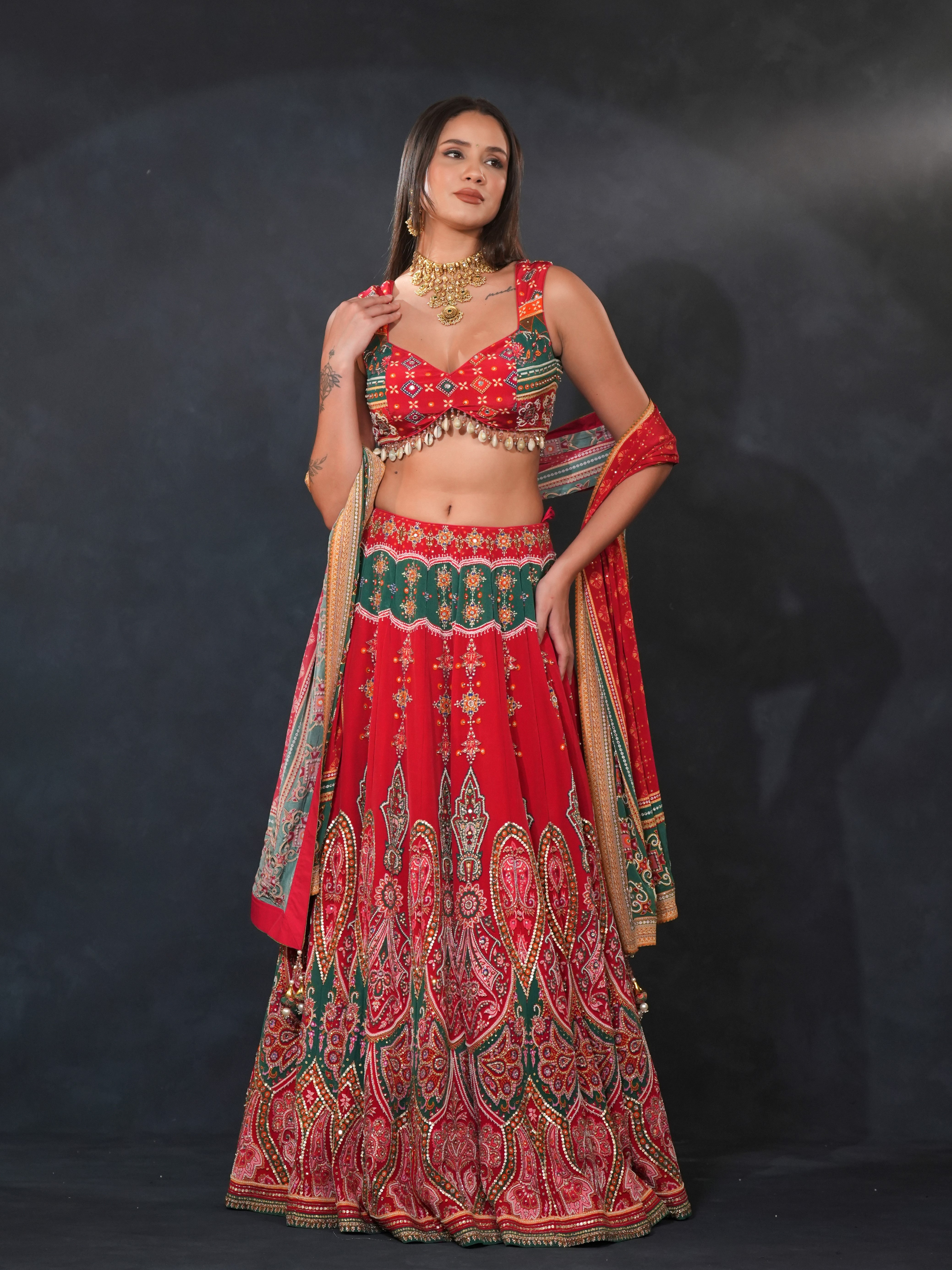RANGREZ LEHENGA SET
