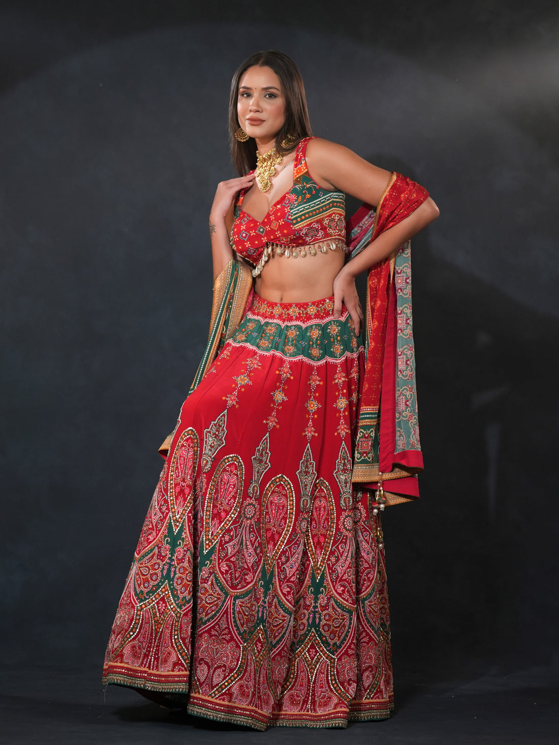 RANGREZ LEHENGA SET