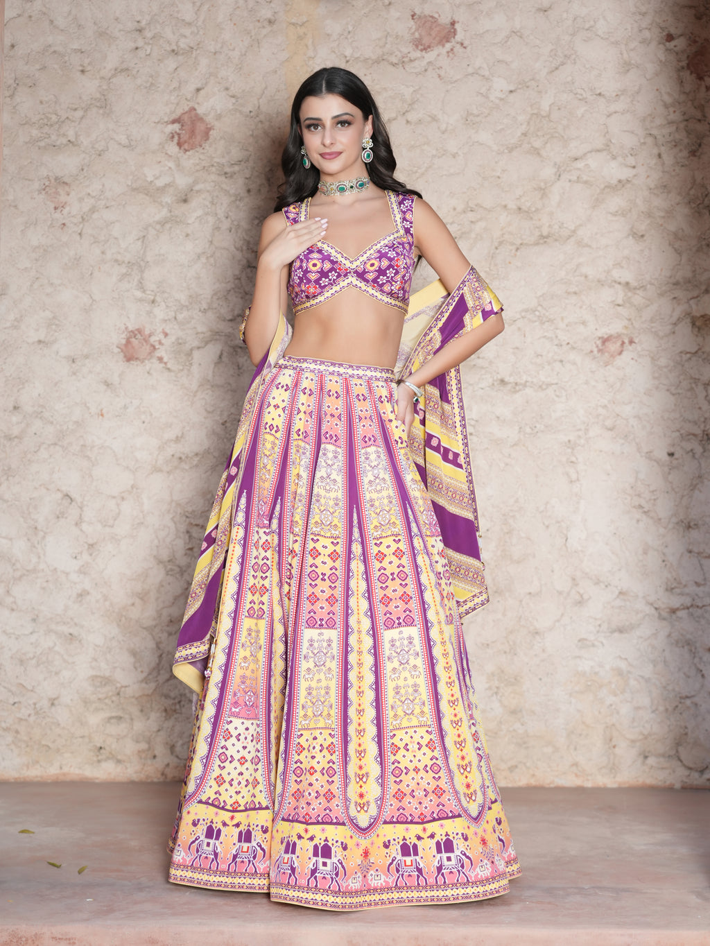 Royal Rajasthani Heritage Lehenga Set
