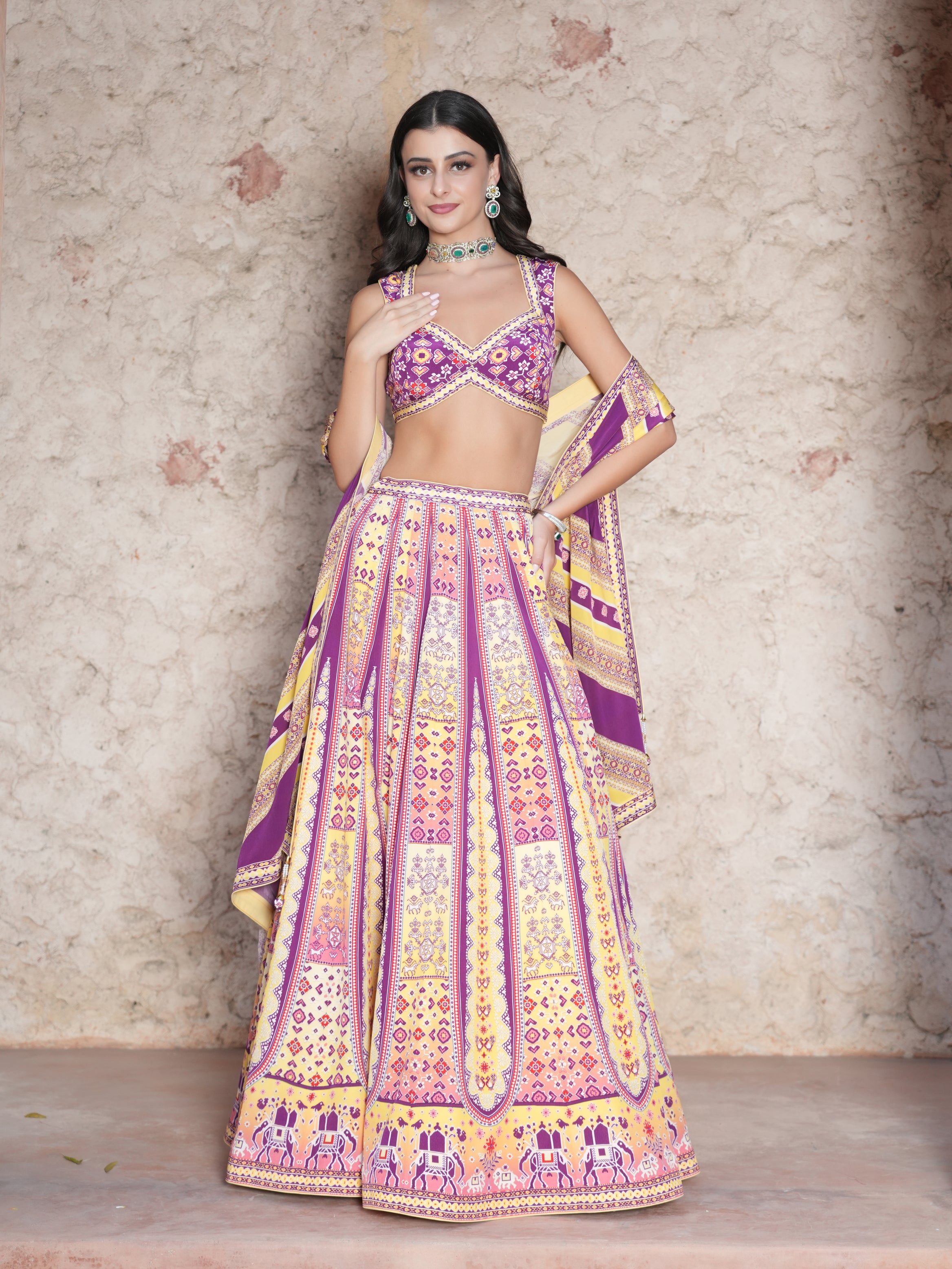 Royal Rajasthani Heritage Lehenga Set