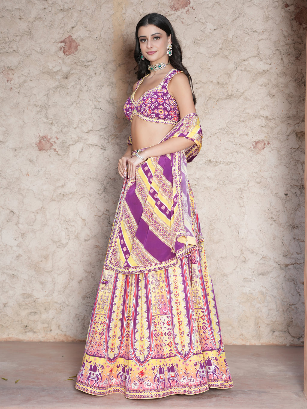 Royal Rajasthani Heritage Lehenga Set