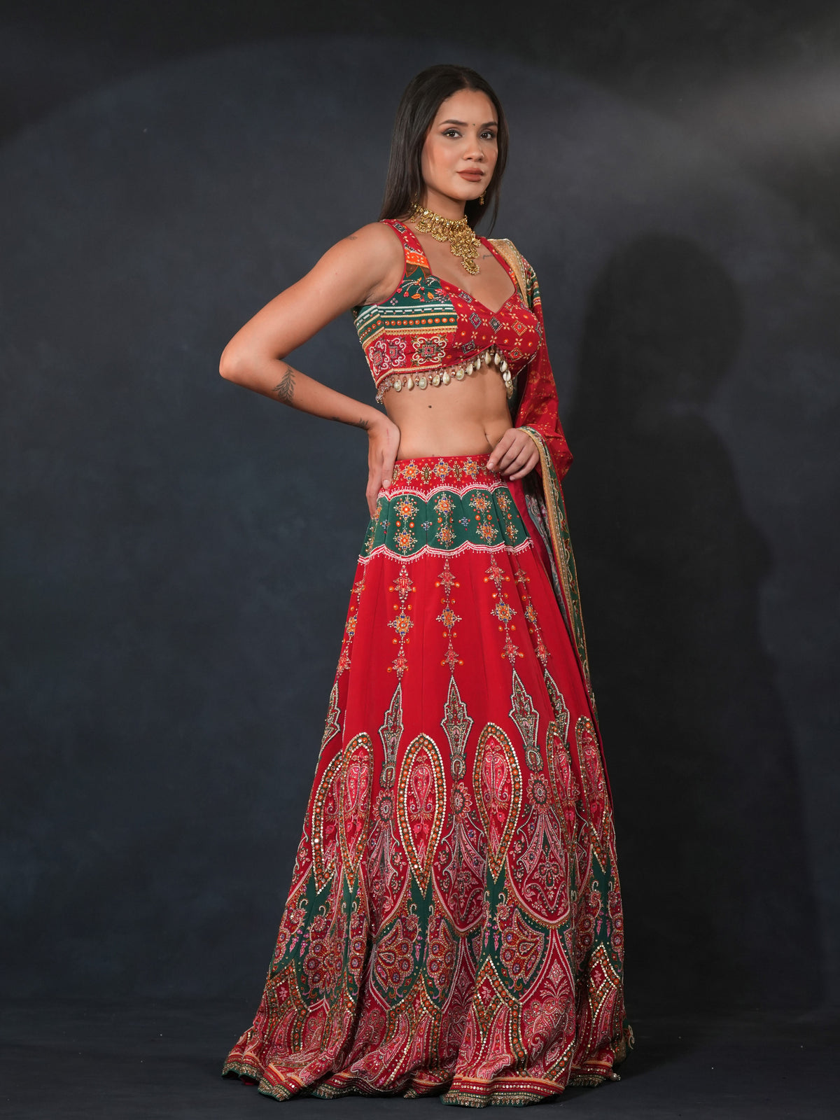 RANGREZ LEHENGA SET