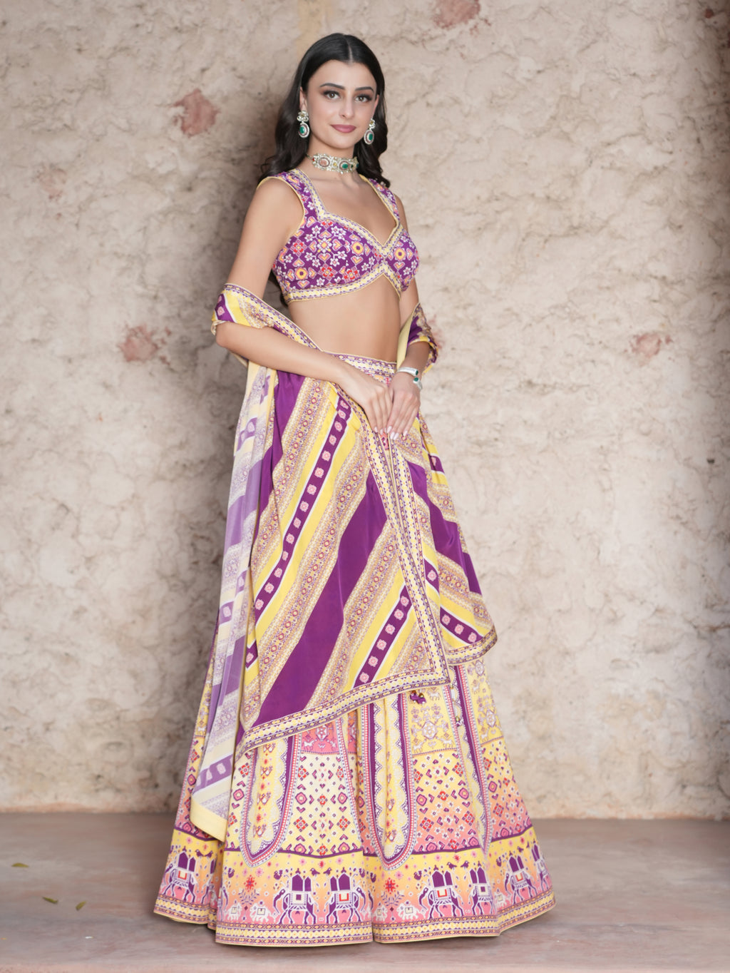 Royal Rajasthani Heritage Lehenga Set