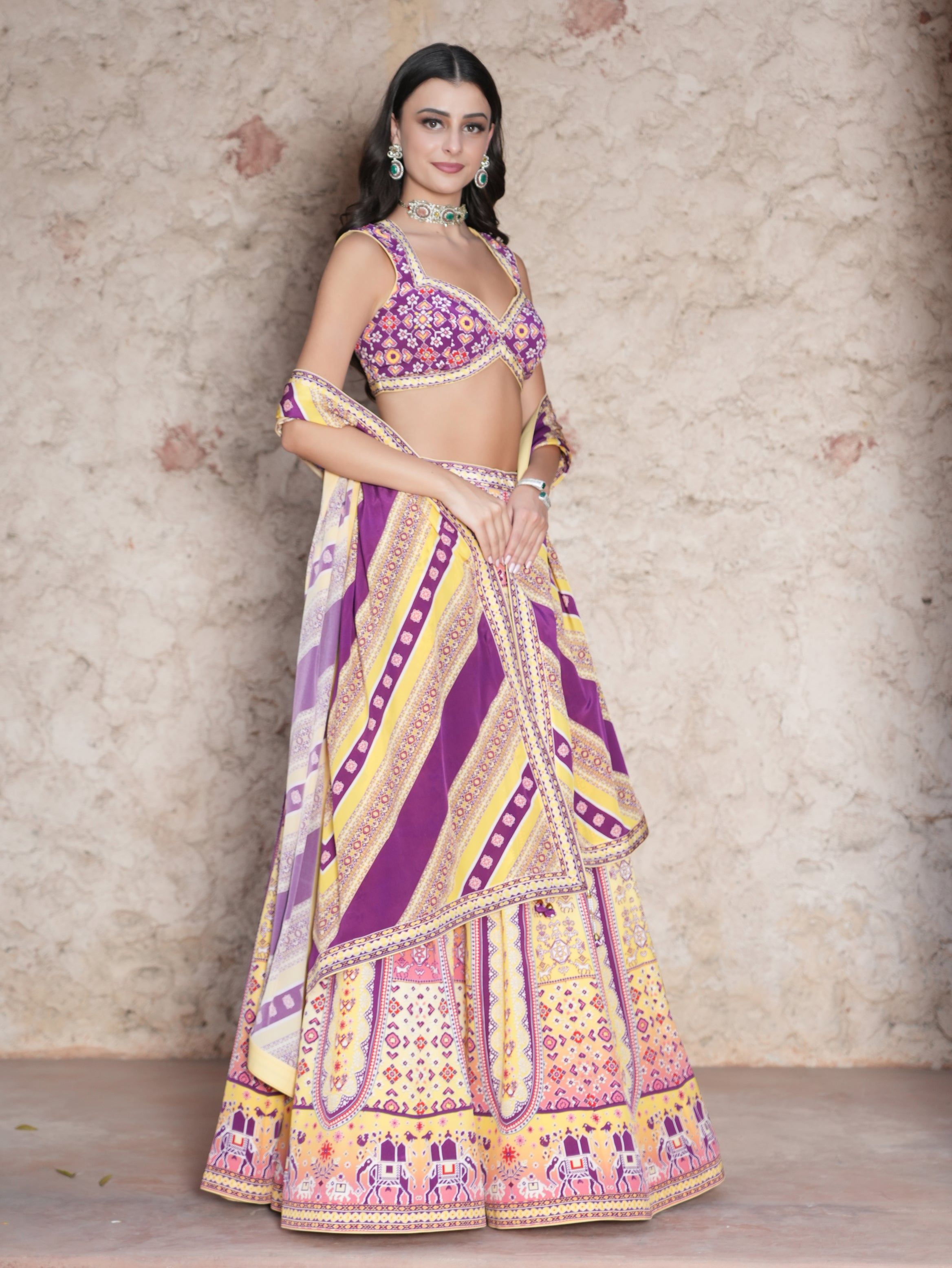 Royal Rajasthani Heritage Lehenga Set