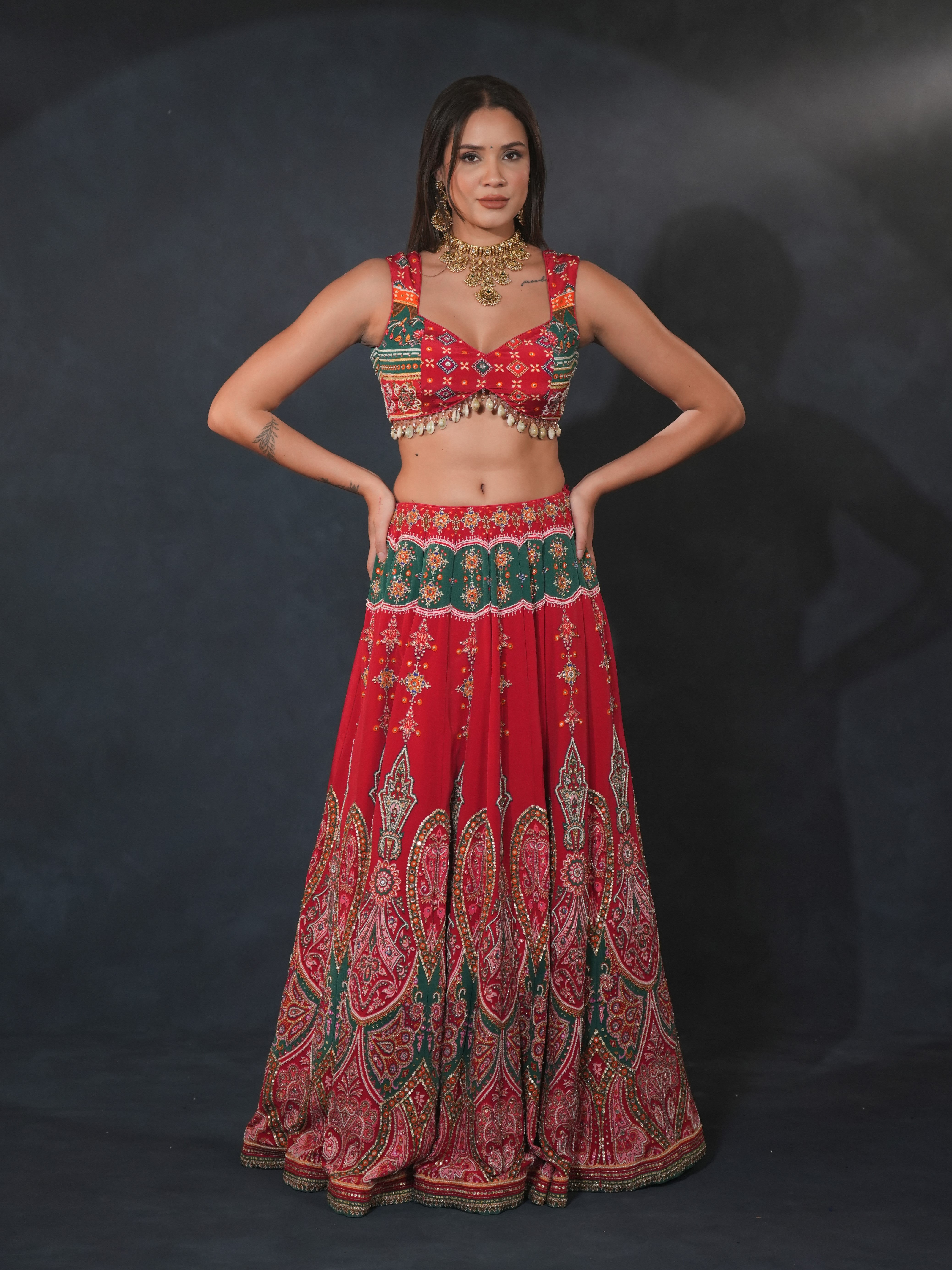 RANGREZ LEHENGA SET