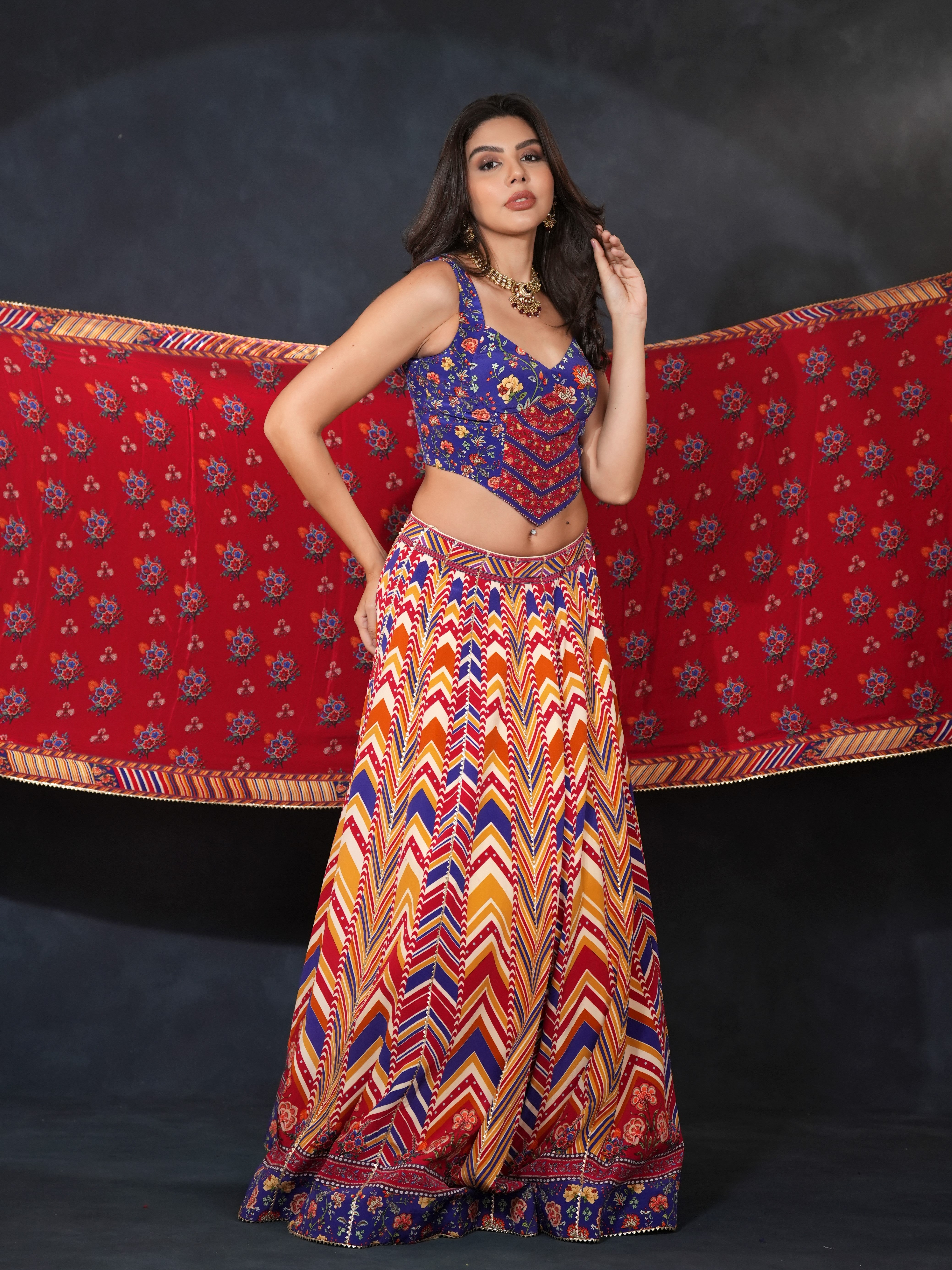 MEHRUM LEHENGA SET