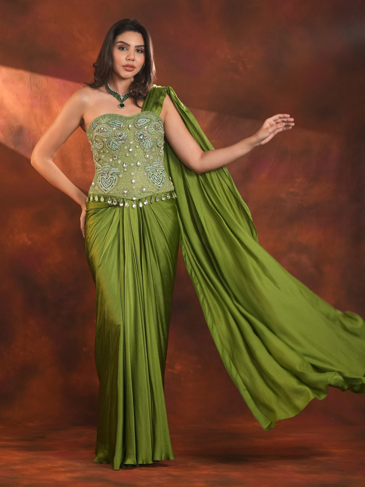 SAAZ DRAPE SAREE