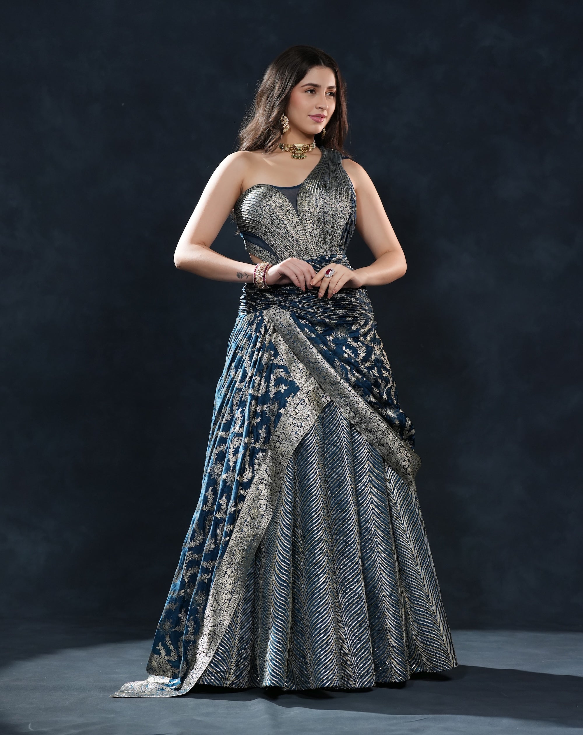 Aurelia Zari Casde Gown