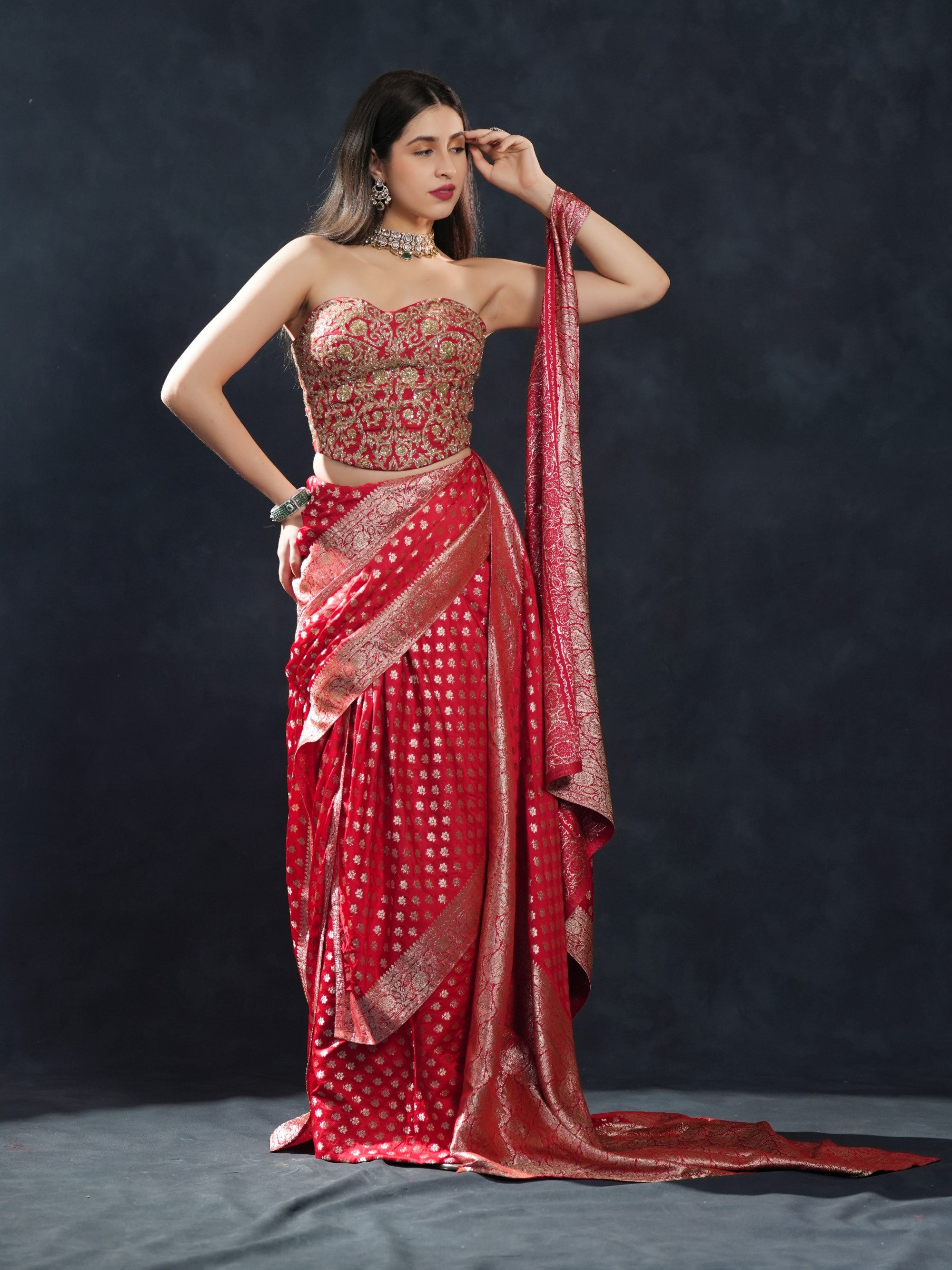 Sunlit Banarasi Drape