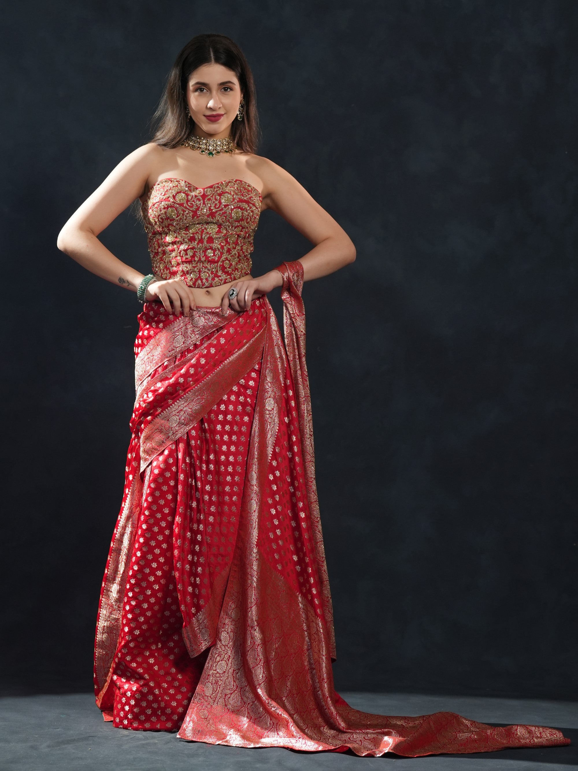 Sunlit Banarasi Drape