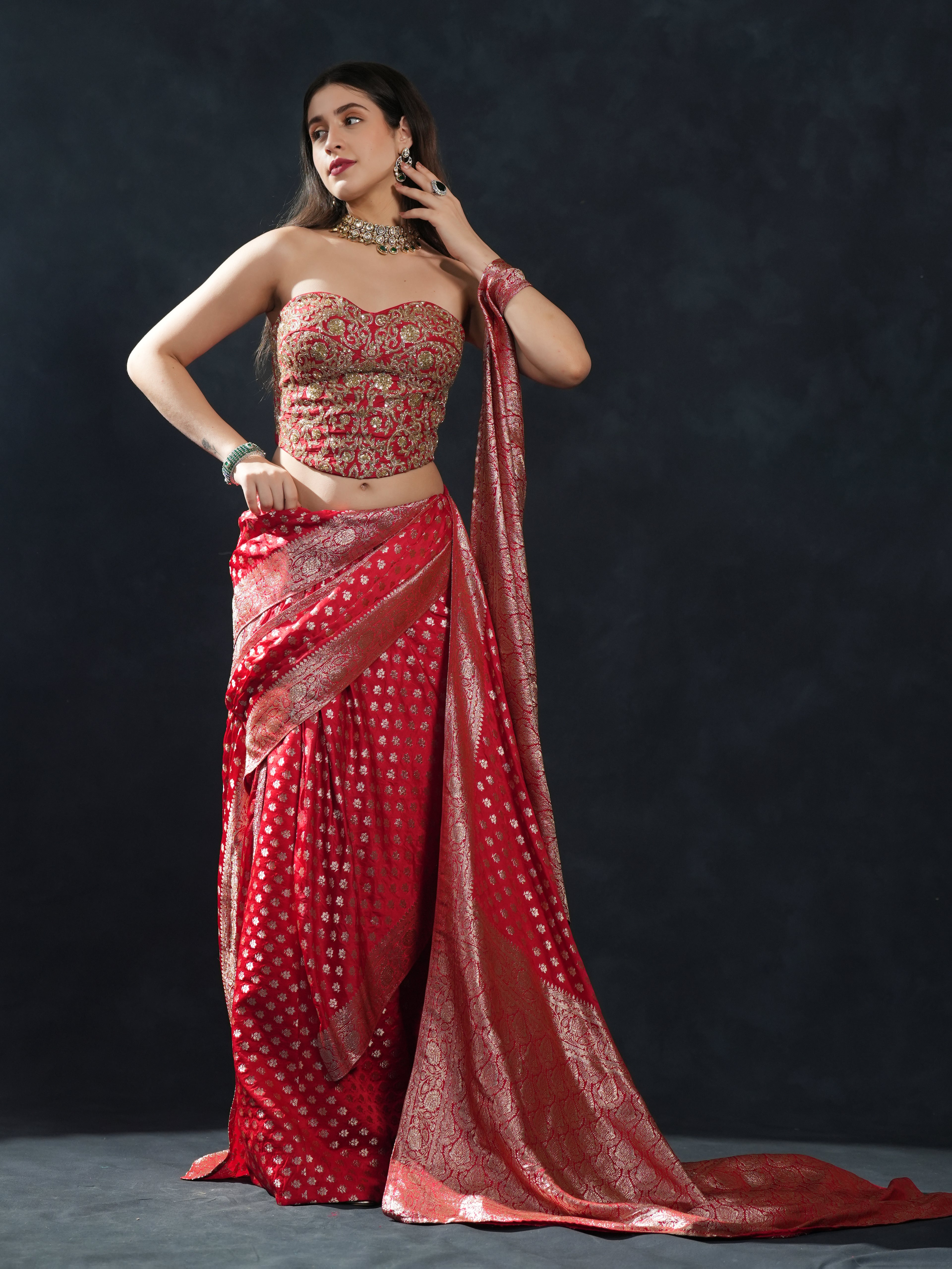 Sunlit Banarasi Drape