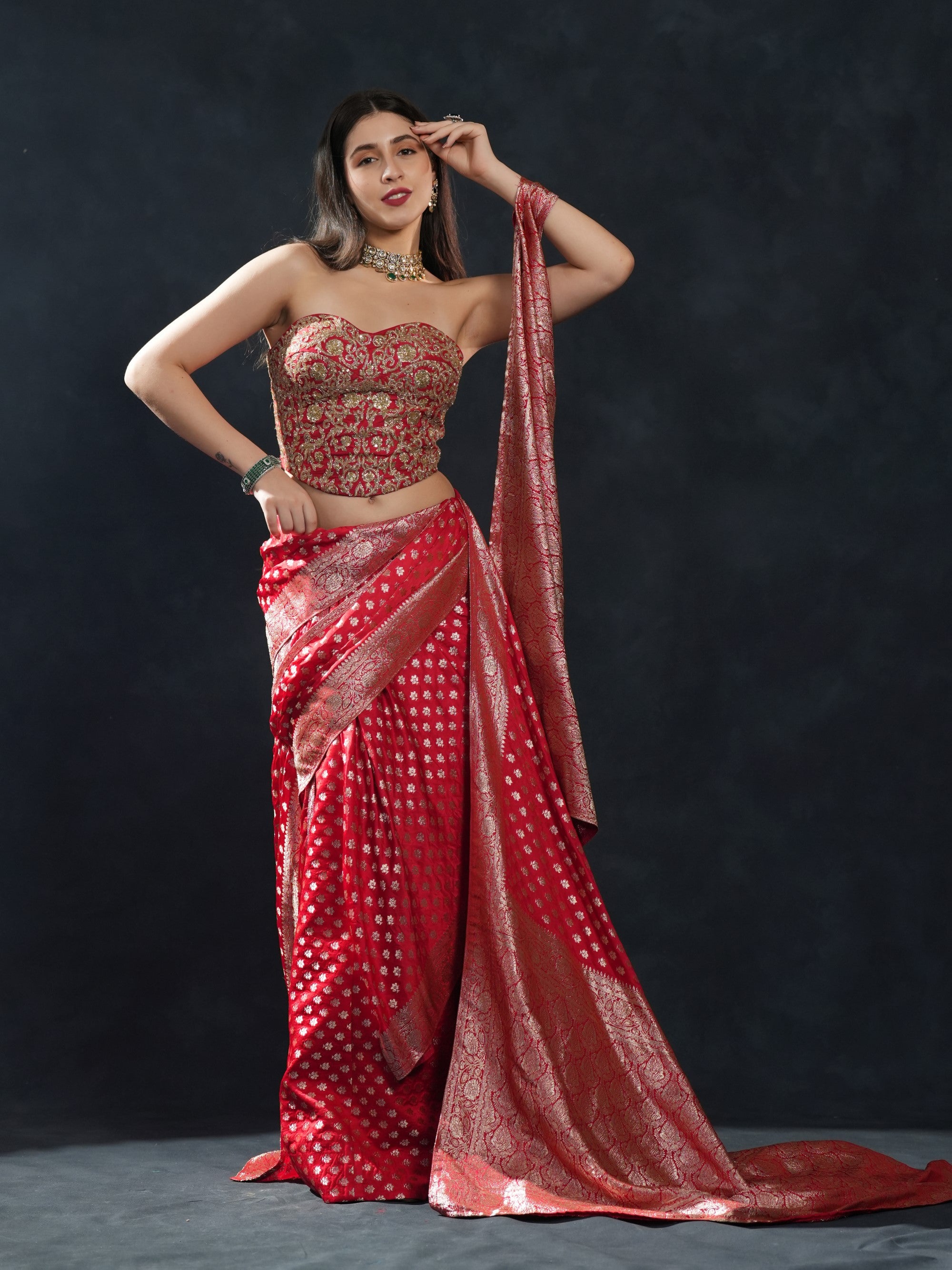 Sunlit Banarasi Drape