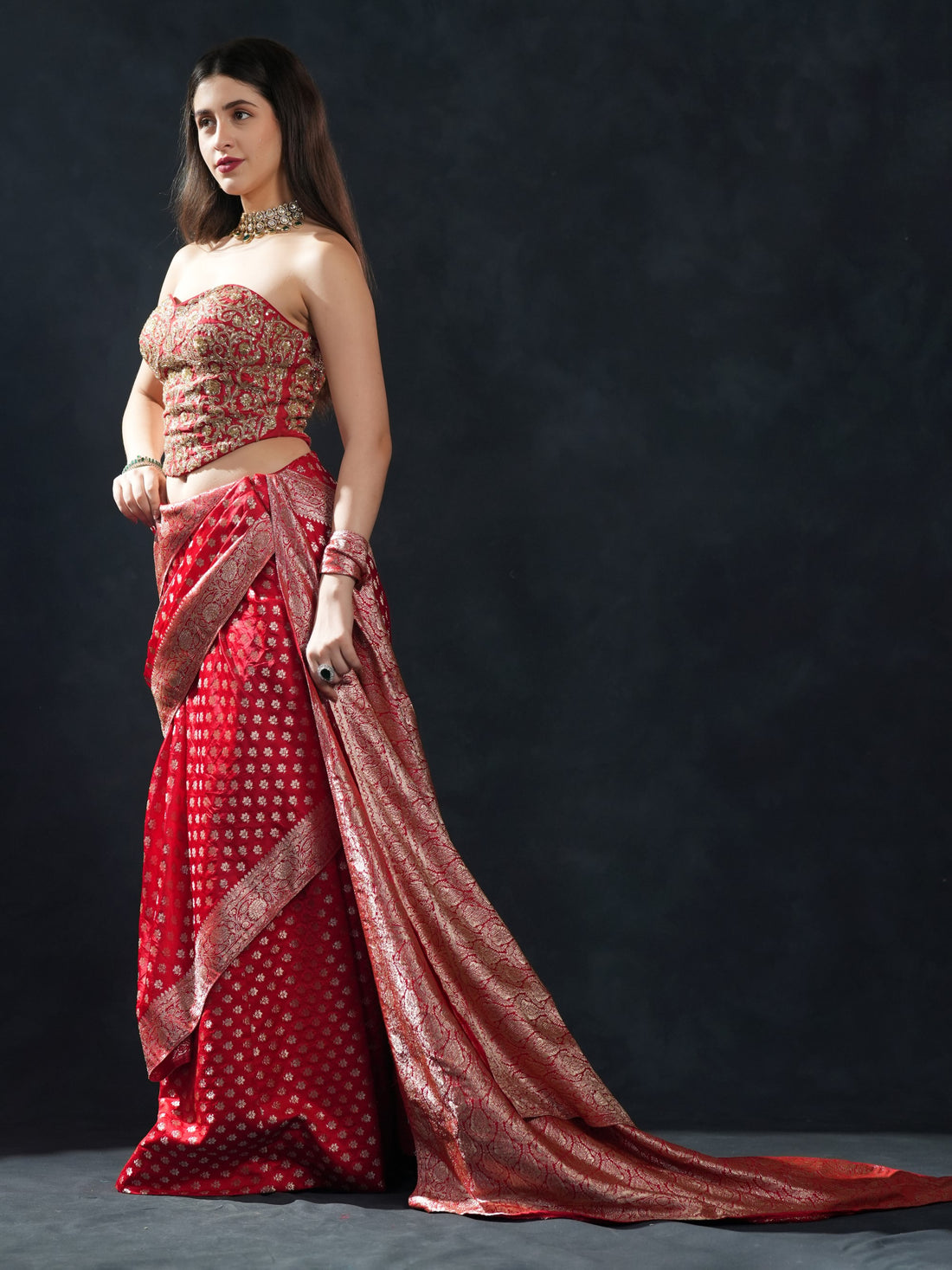 Sunlit Banarasi Drape