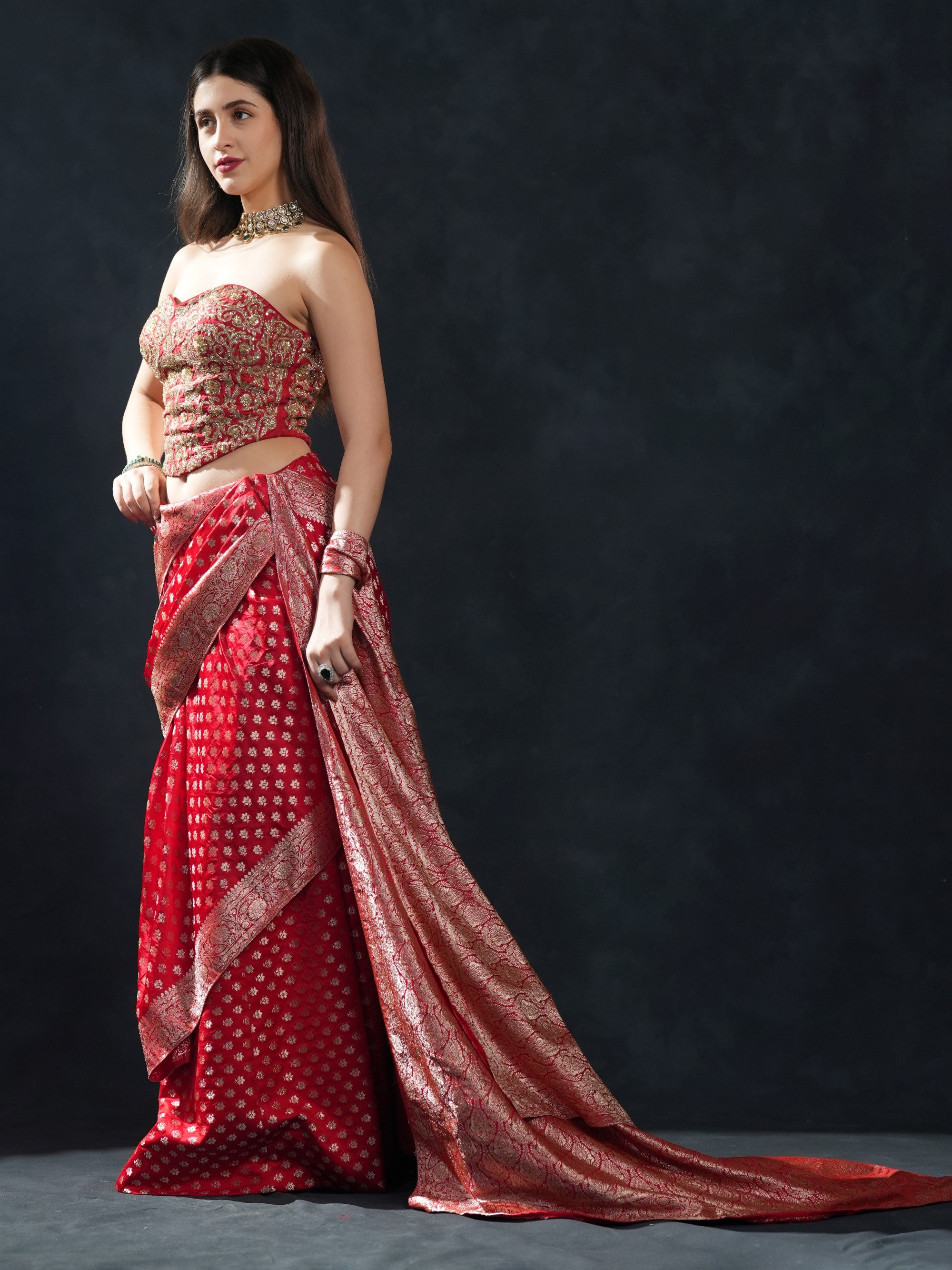 Sunlit Banarasi Drape