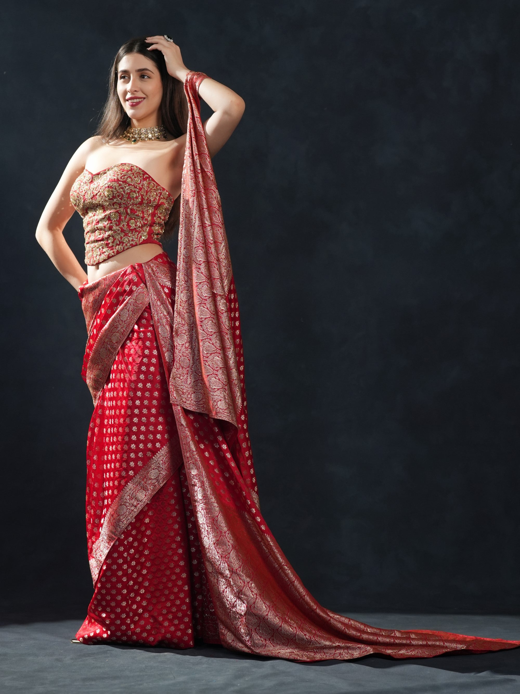 Sunlit Banarasi Drape