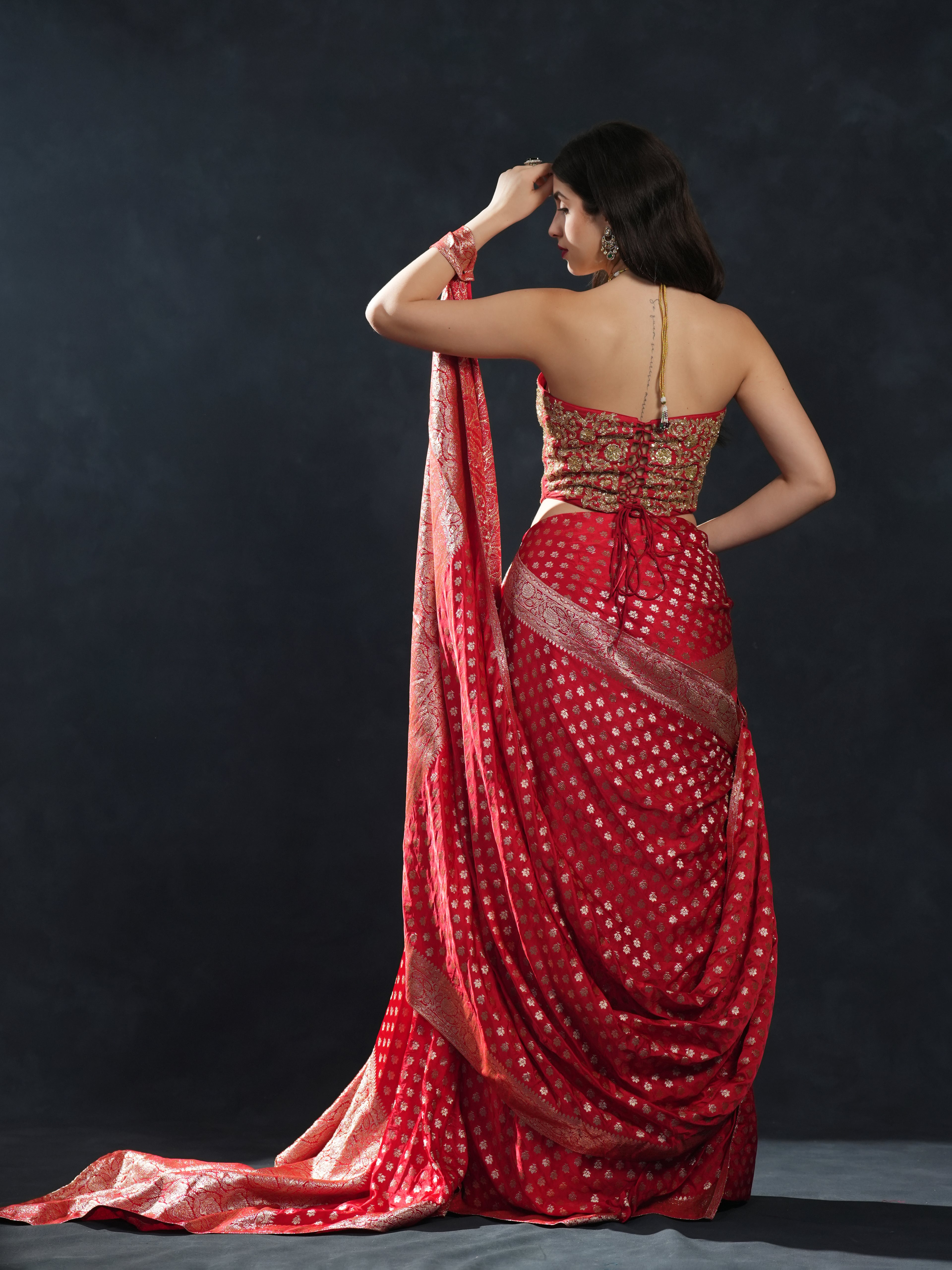 Sunlit Banarasi Drape