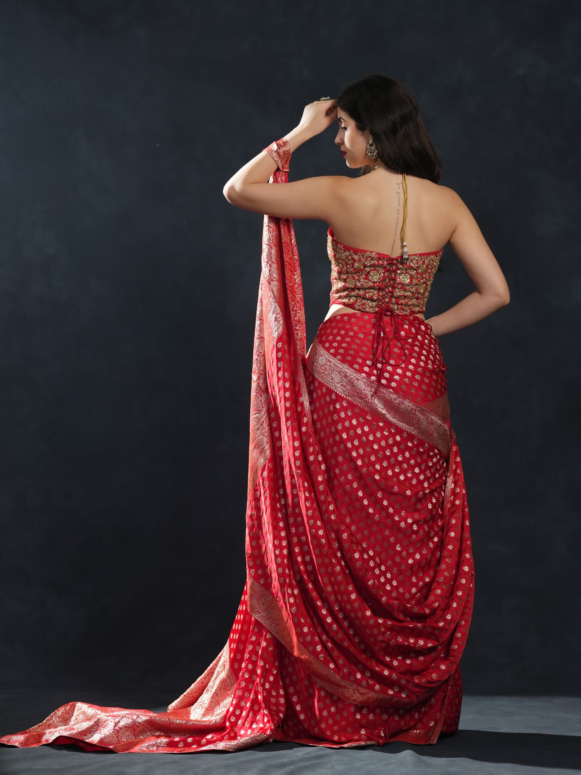 Sunlit Banarasi Drape