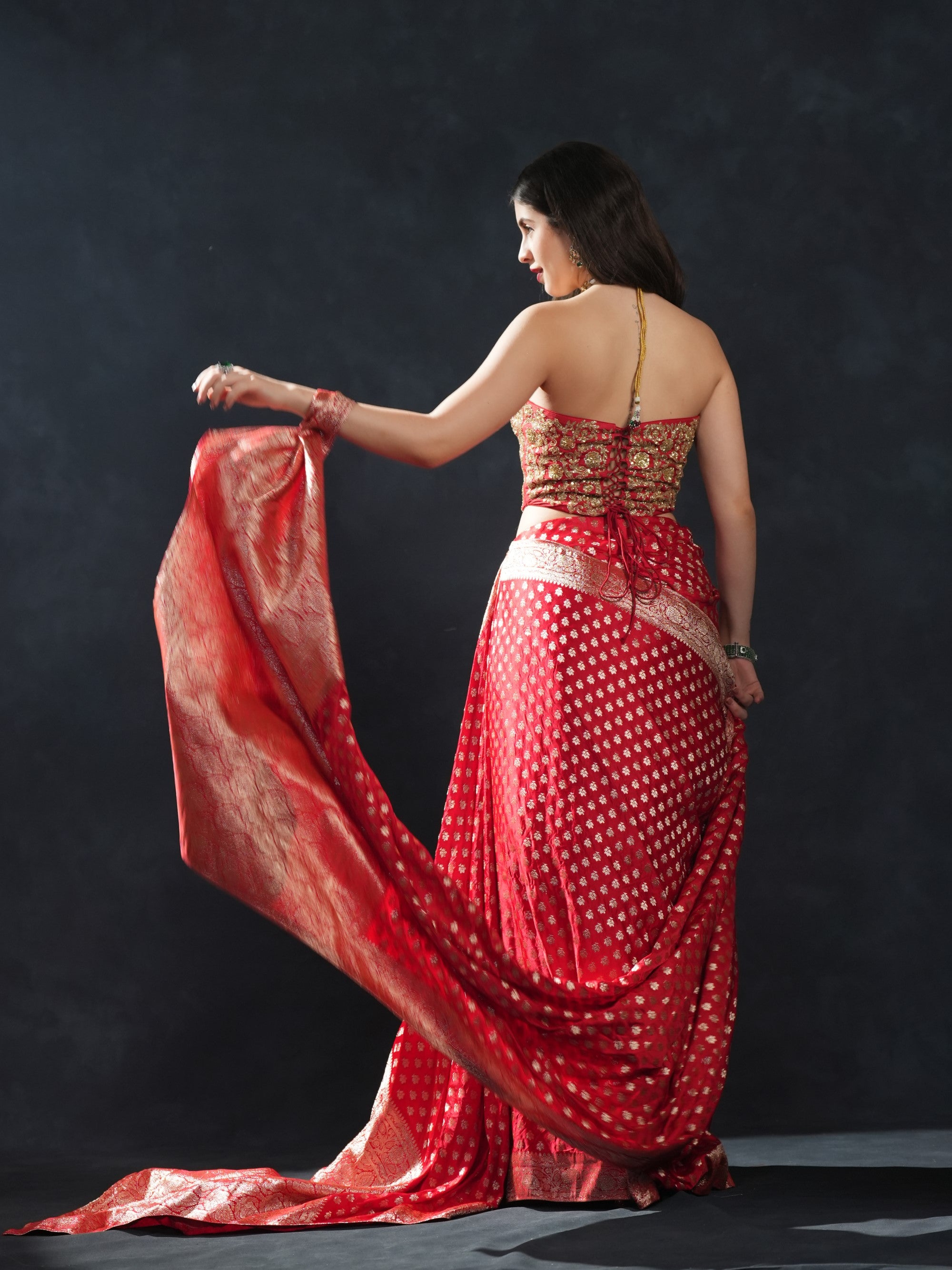 Sunlit Banarasi Drape